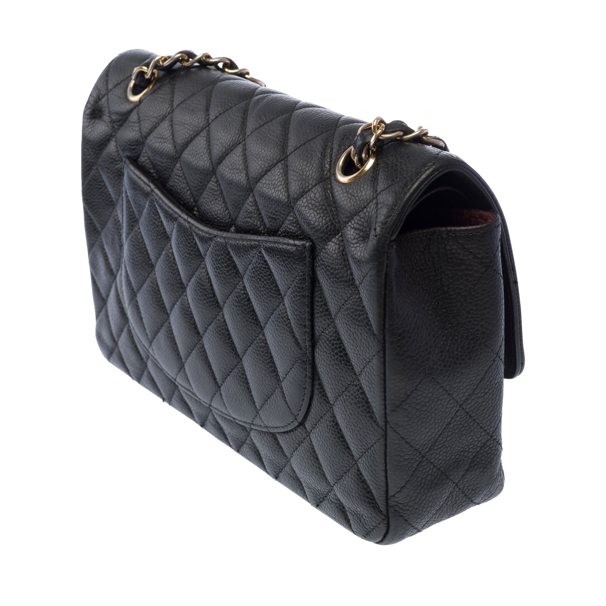 Sac CHANEL Timeless/Classique en Cuir Noir - 103731