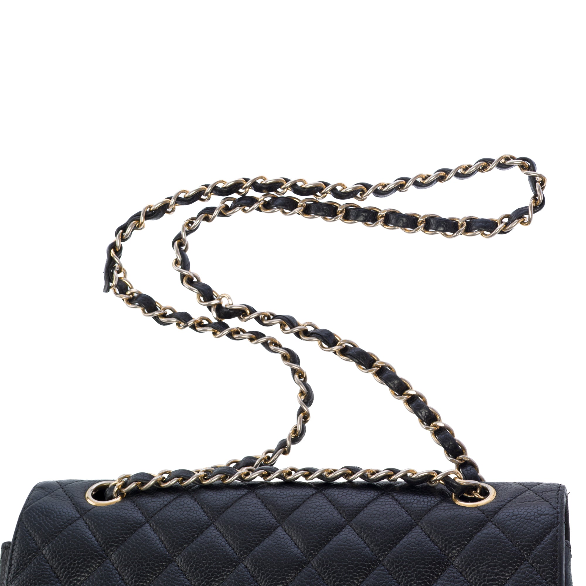Sac CHANEL Timeless/Classique en Cuir Noir - 103731