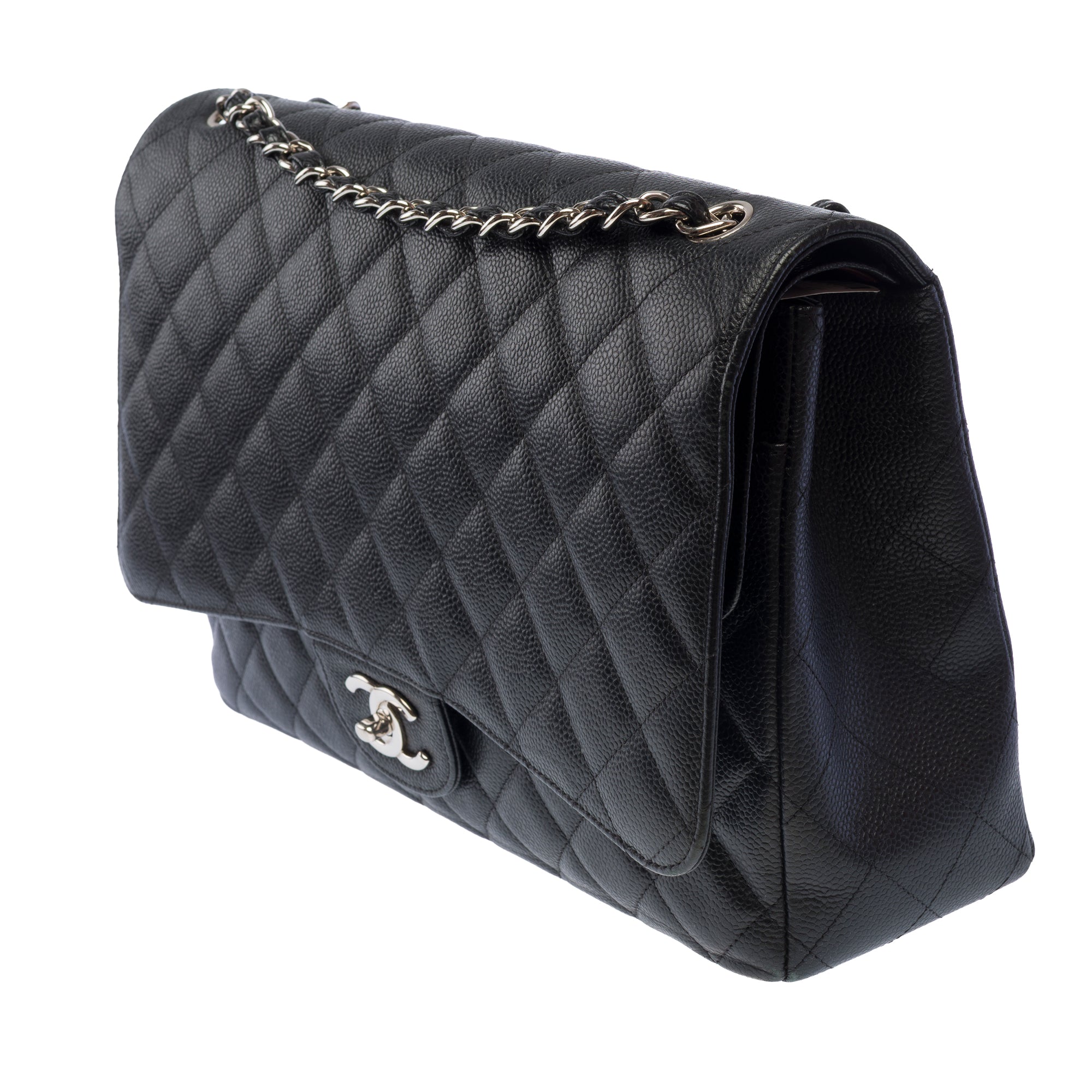 Sac CHANEL Timeless/Classique en Cuir Noir - 103735