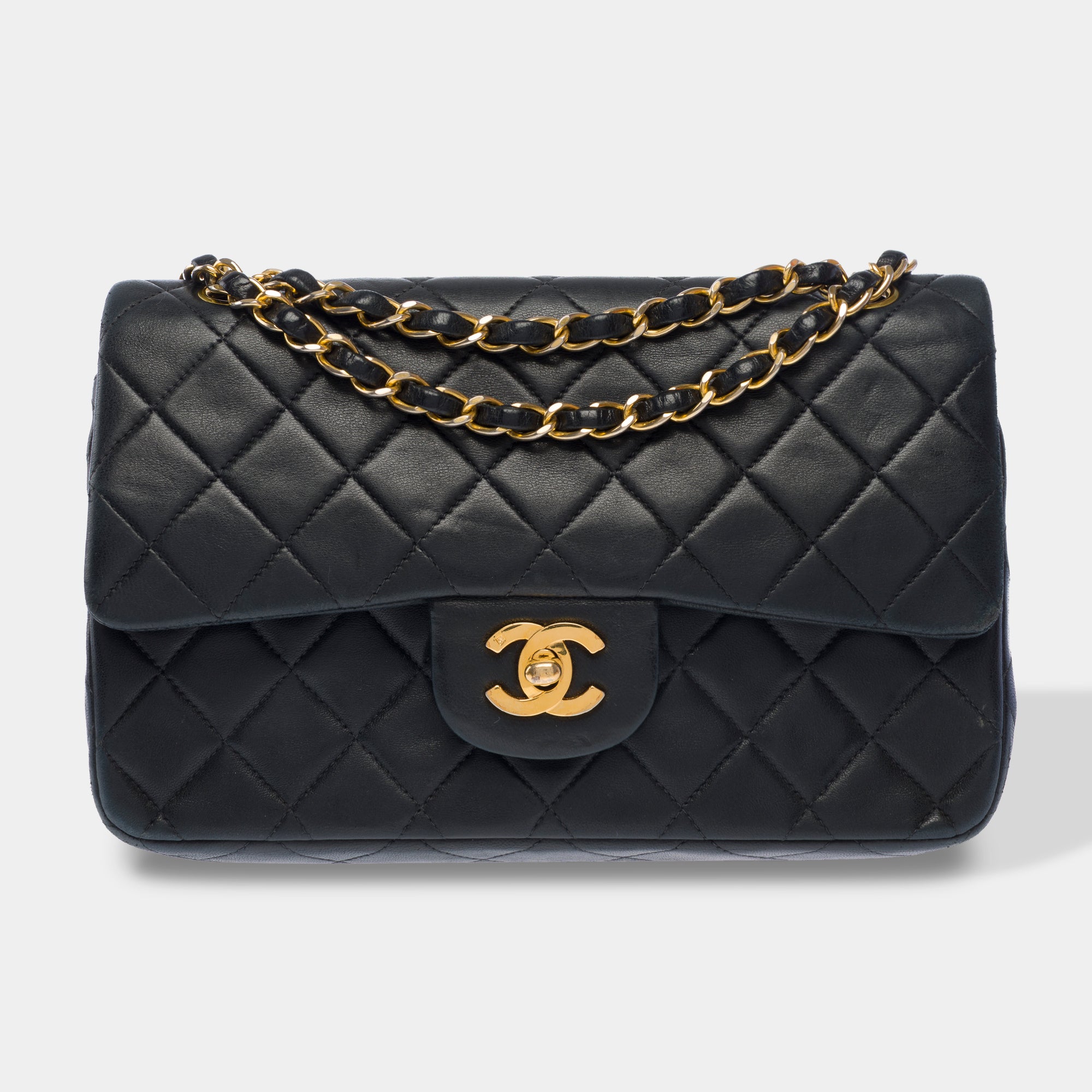 Sac CHANEL Timeless/Classique en Cuir Noir - 103744