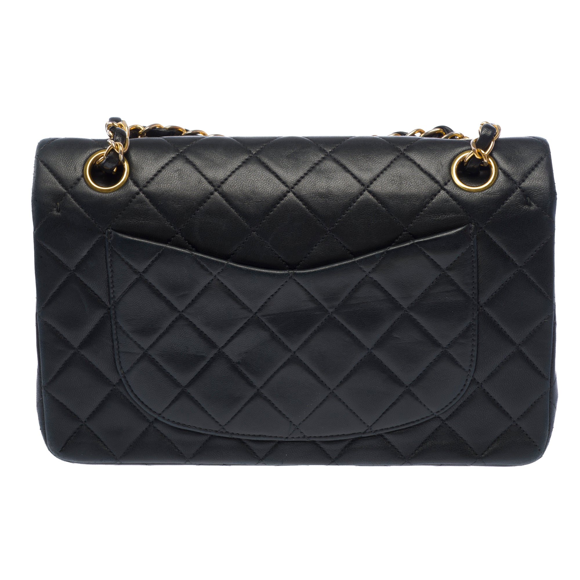 Sac CHANEL Timeless/Classique en Cuir Noir - 103744