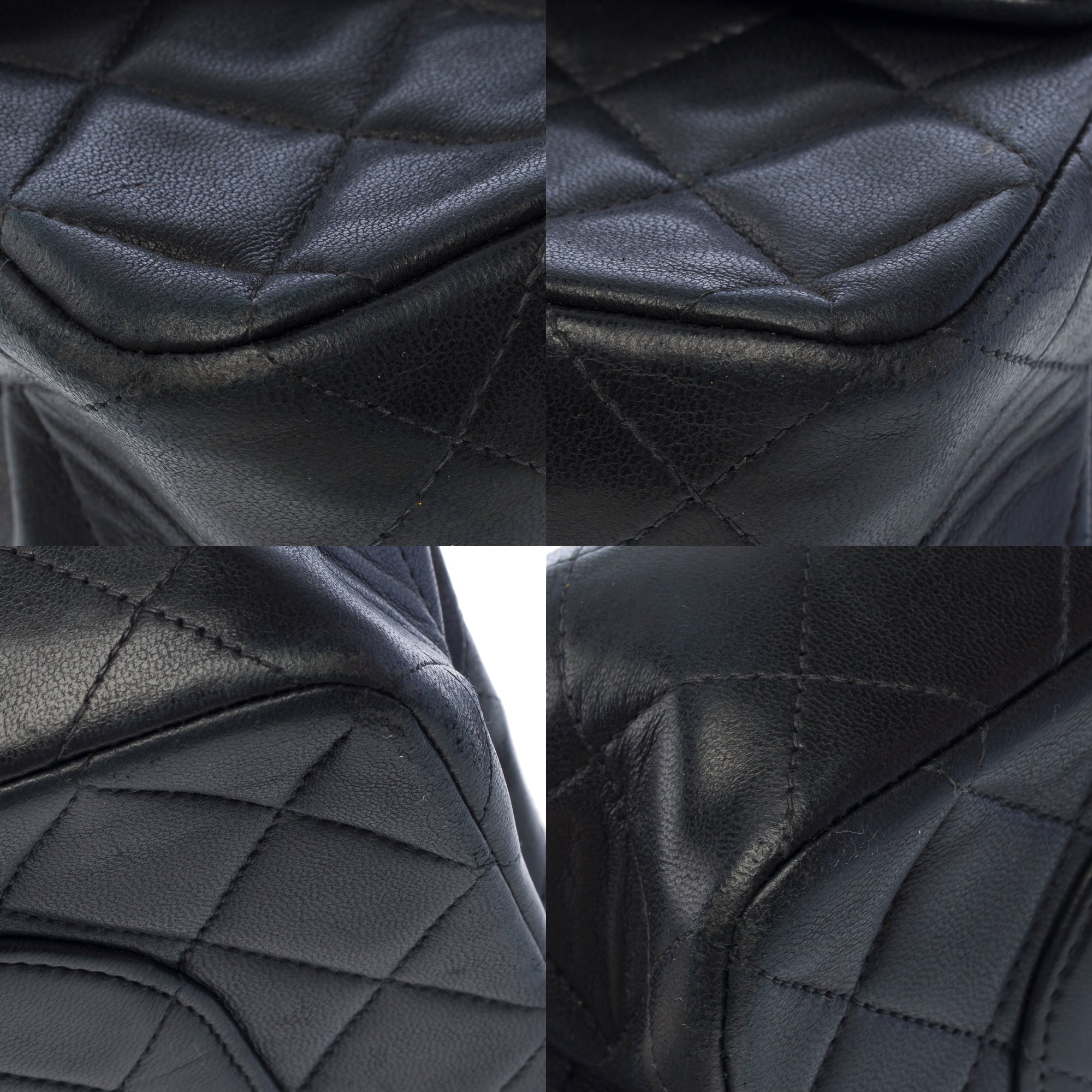 Sac CHANEL Timeless/Classique en Cuir Noir - 103744