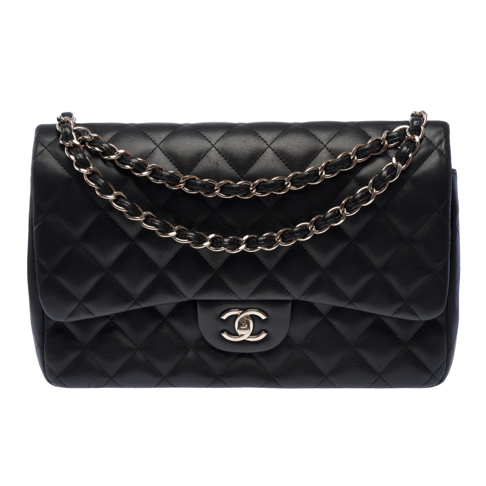 Sac CHANEL Timeless/Classique en Cuir Noir - 103739