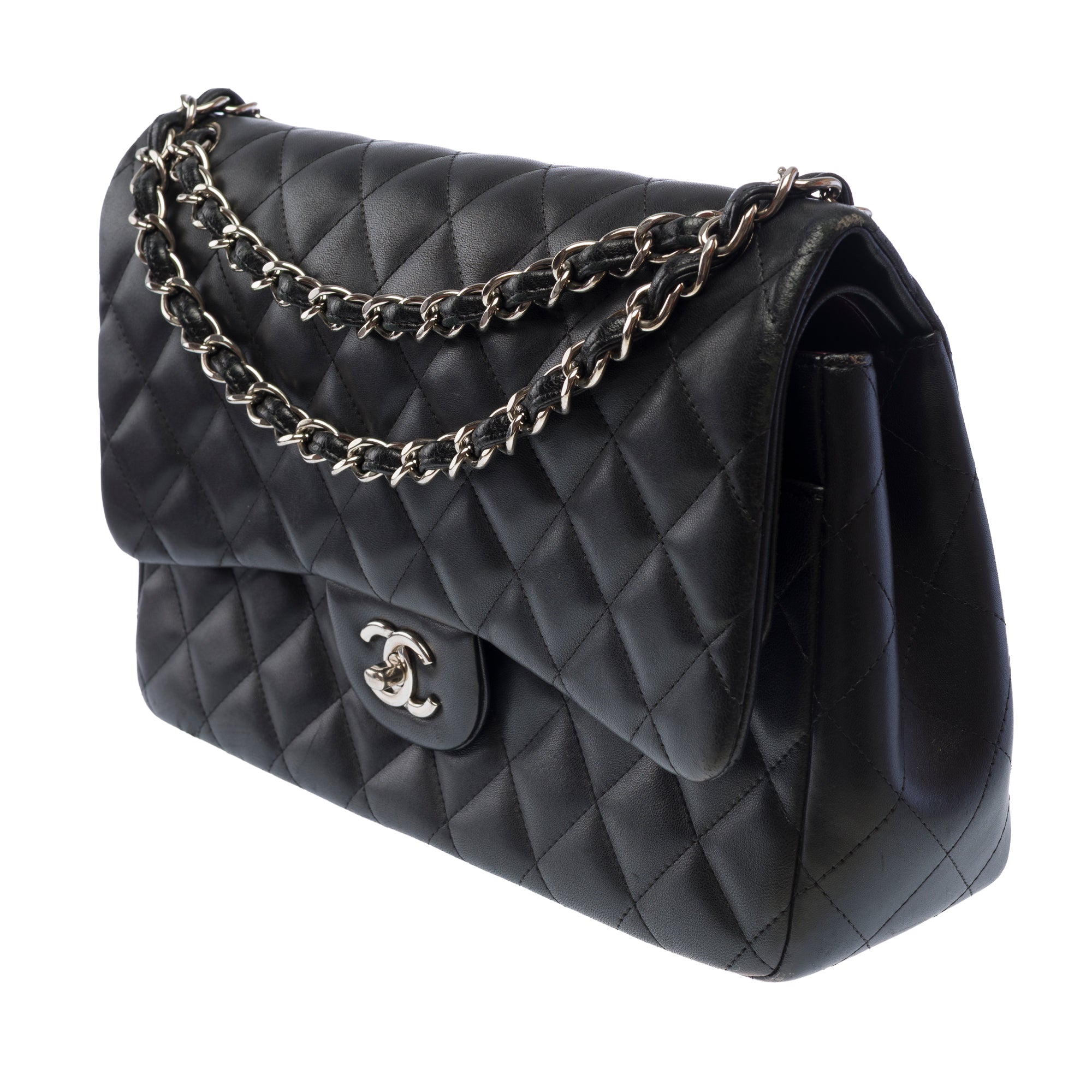 Sac CHANEL Timeless/Classique en Cuir Noir - 103739