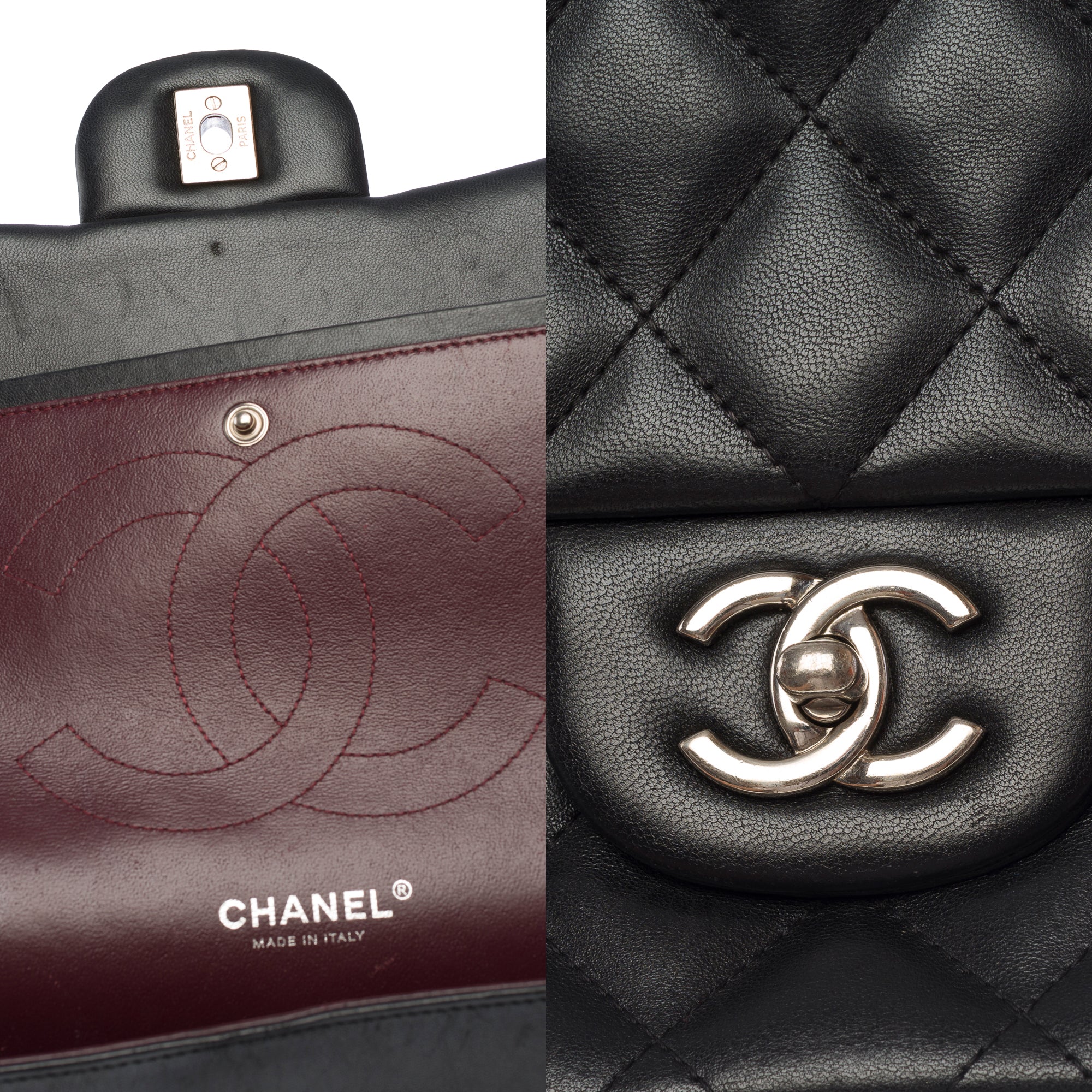 Sac CHANEL Timeless/Classique en Cuir Noir - 103739