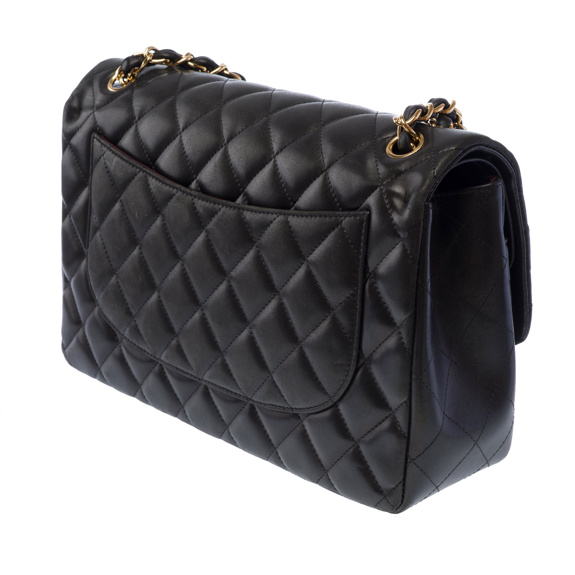 Sac CHANEL Timeless/Classique en Cuir Noir - 103738