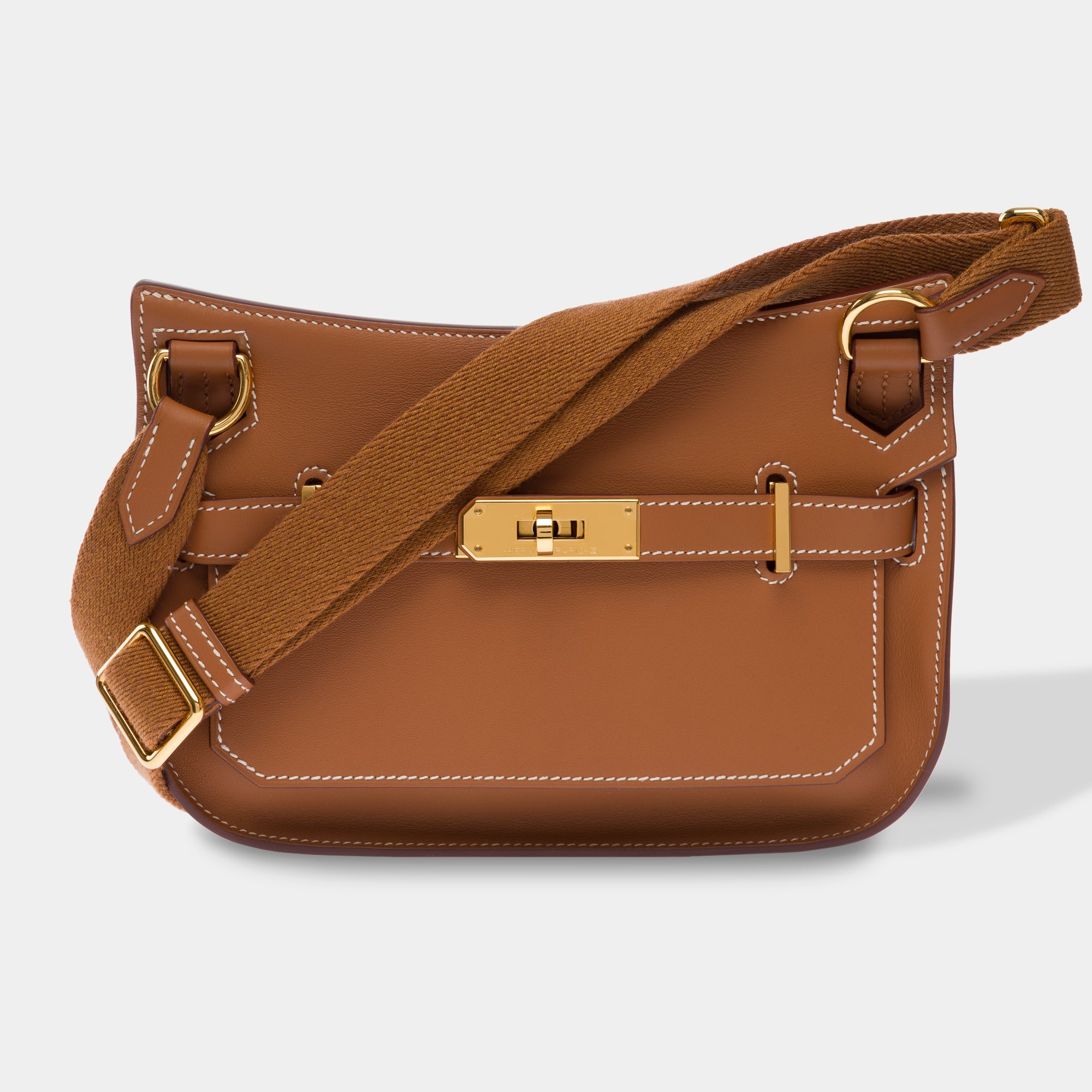 Sac HERMES Jypsiere en Cuir Doré - 103749