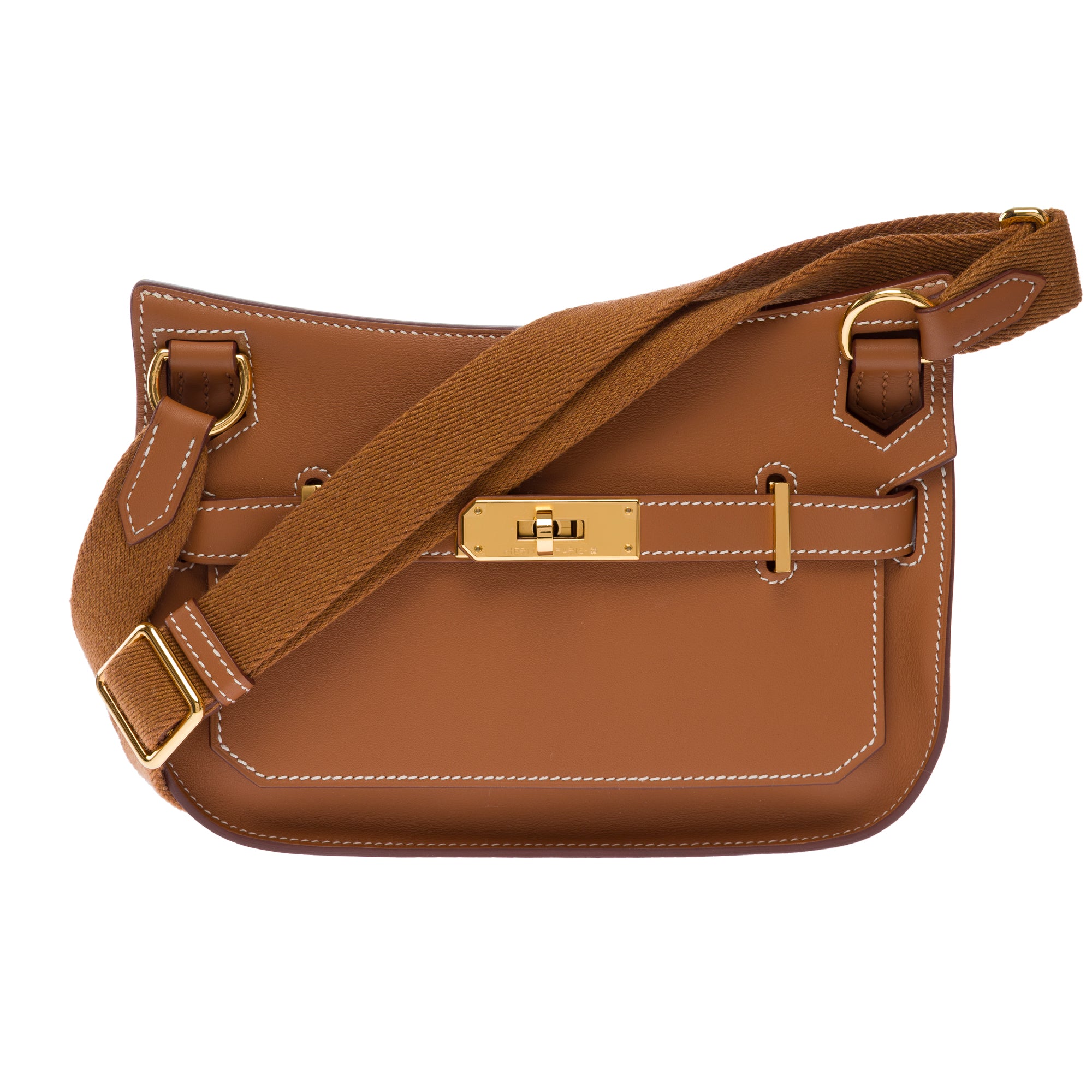 Sac HERMES Jypsiere en Cuir Doré - 103749