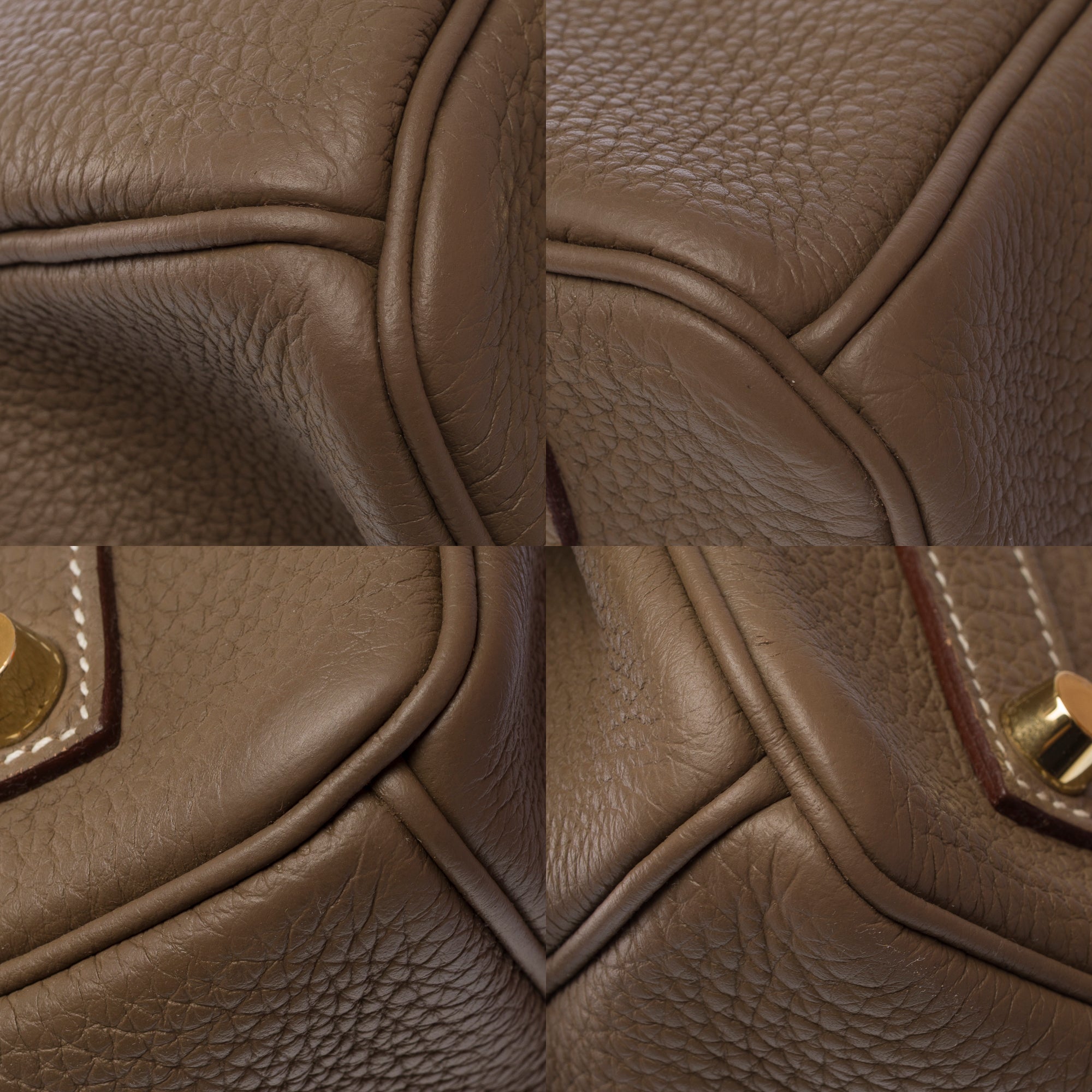Sac HERMES Birkin 35 en Cuir Étoupe - 103759