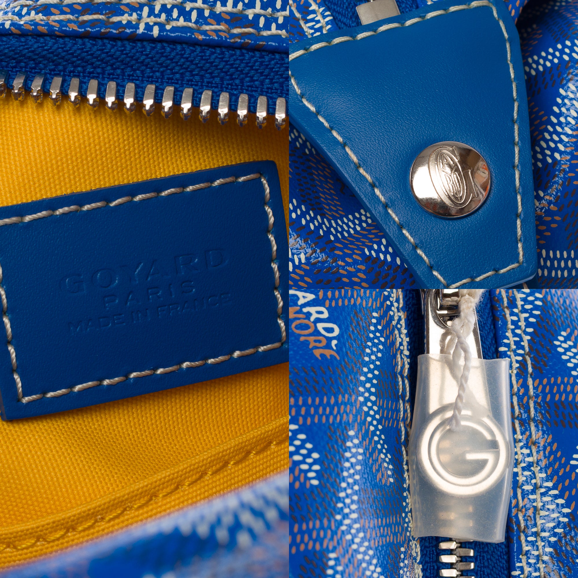 Sac GOYARD en Toile Bleu - 103762