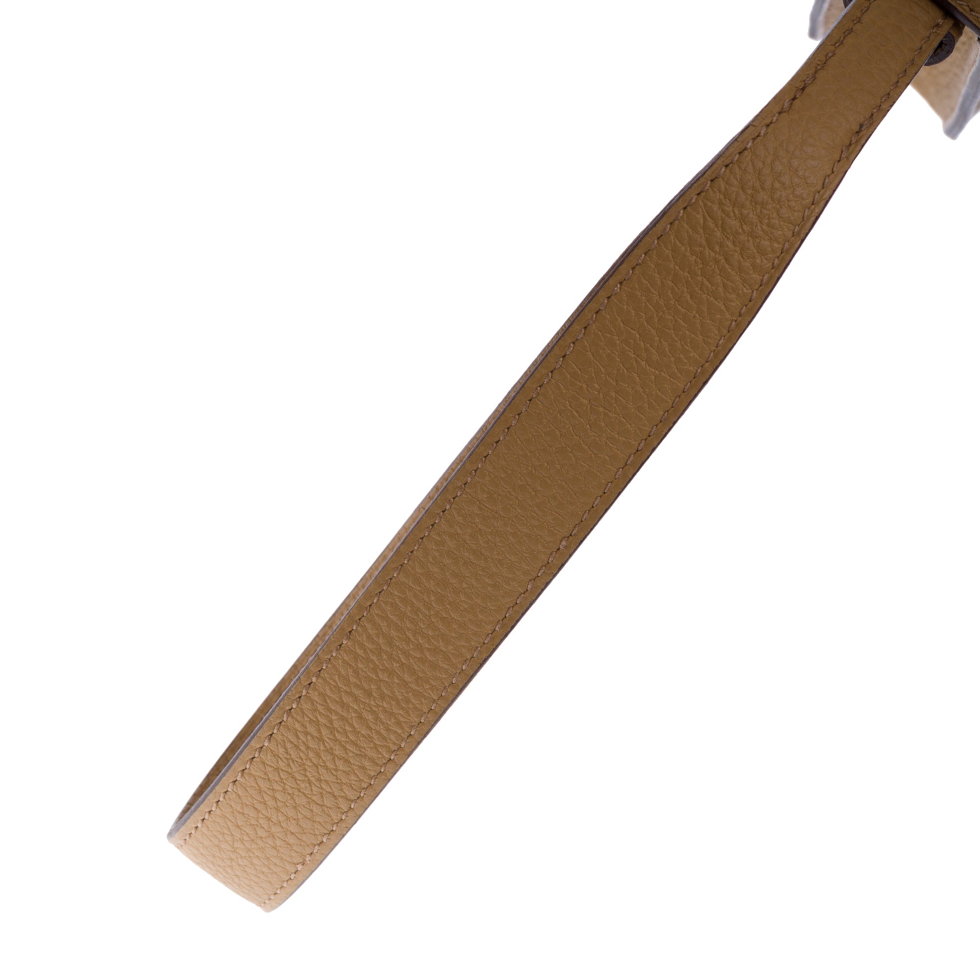 Sac HERMES Kelly Depeches en Cuir Beige - 102483