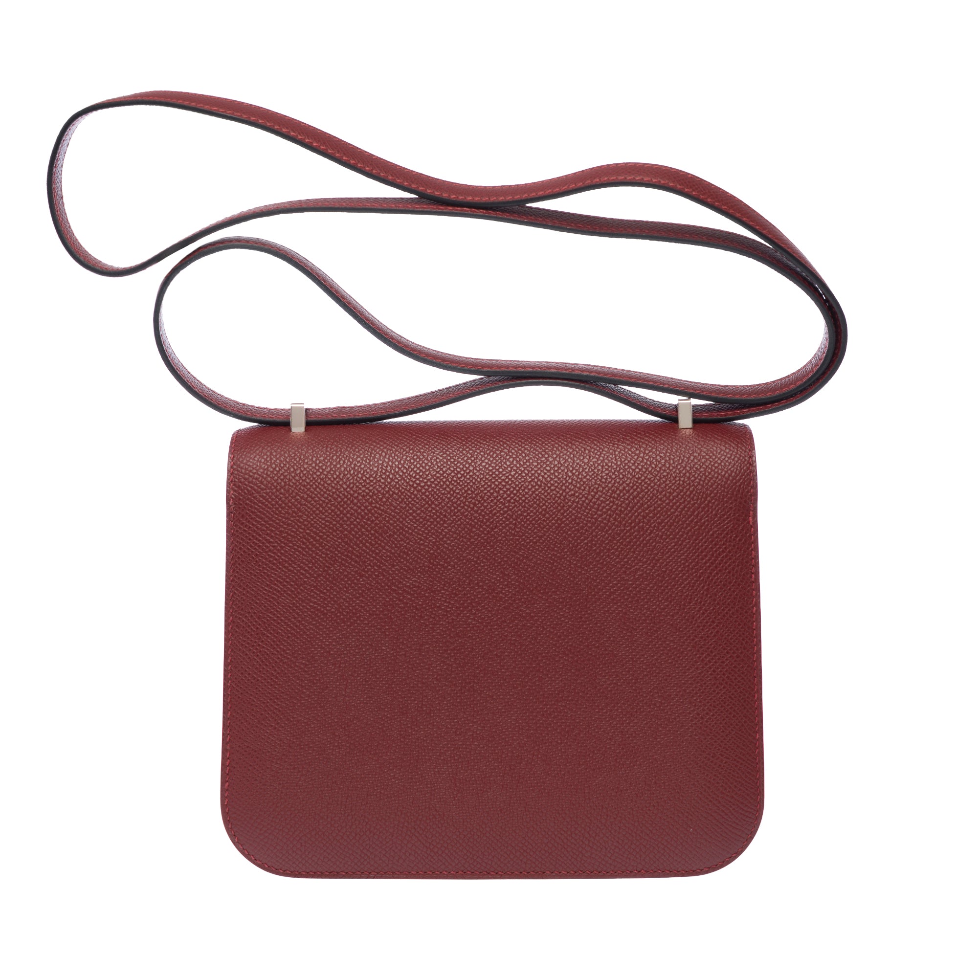 Sac HERMES Constance en Cuir Rouge - 103769