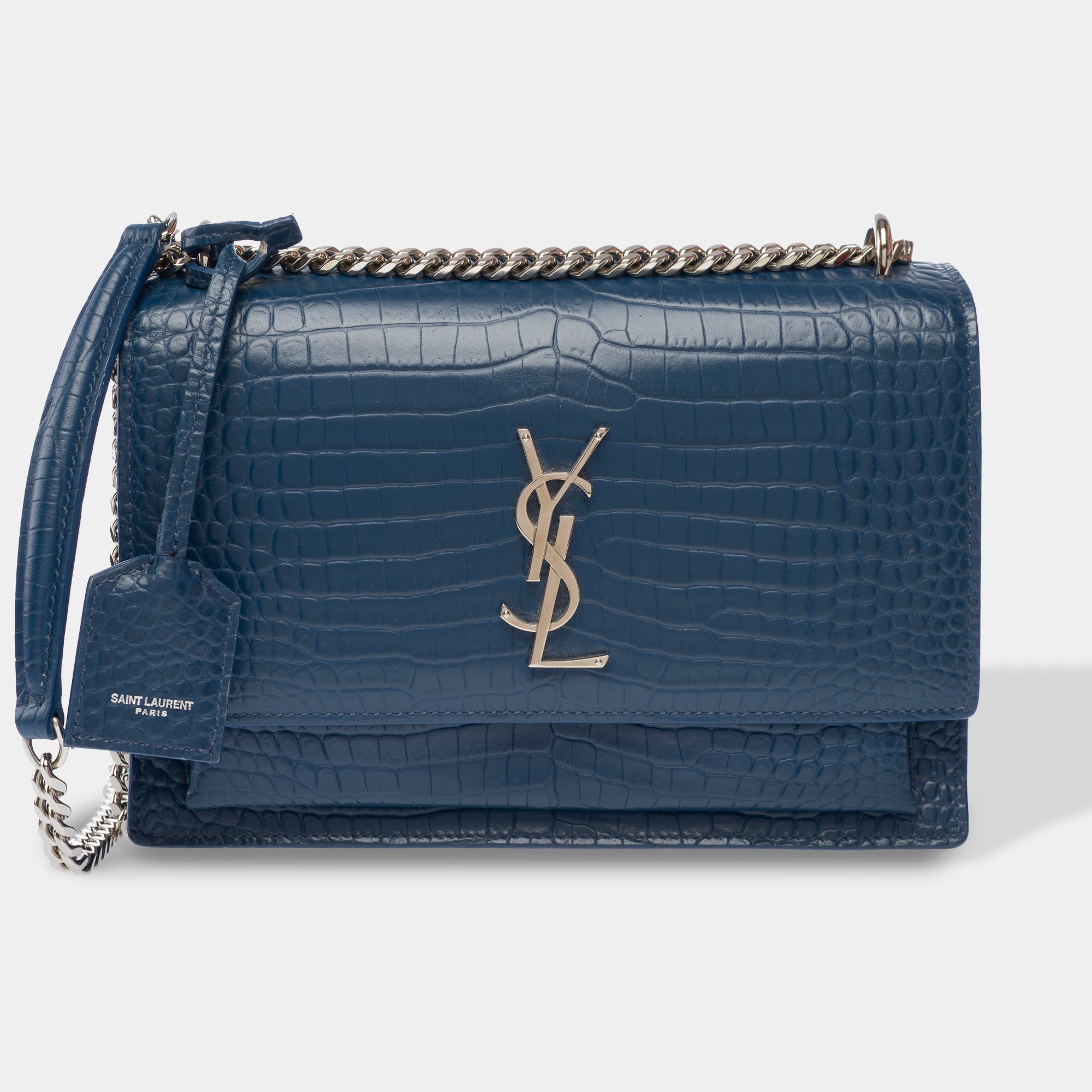 Sac YVES SAINT LAURENT en Cuir Bleu - 103782