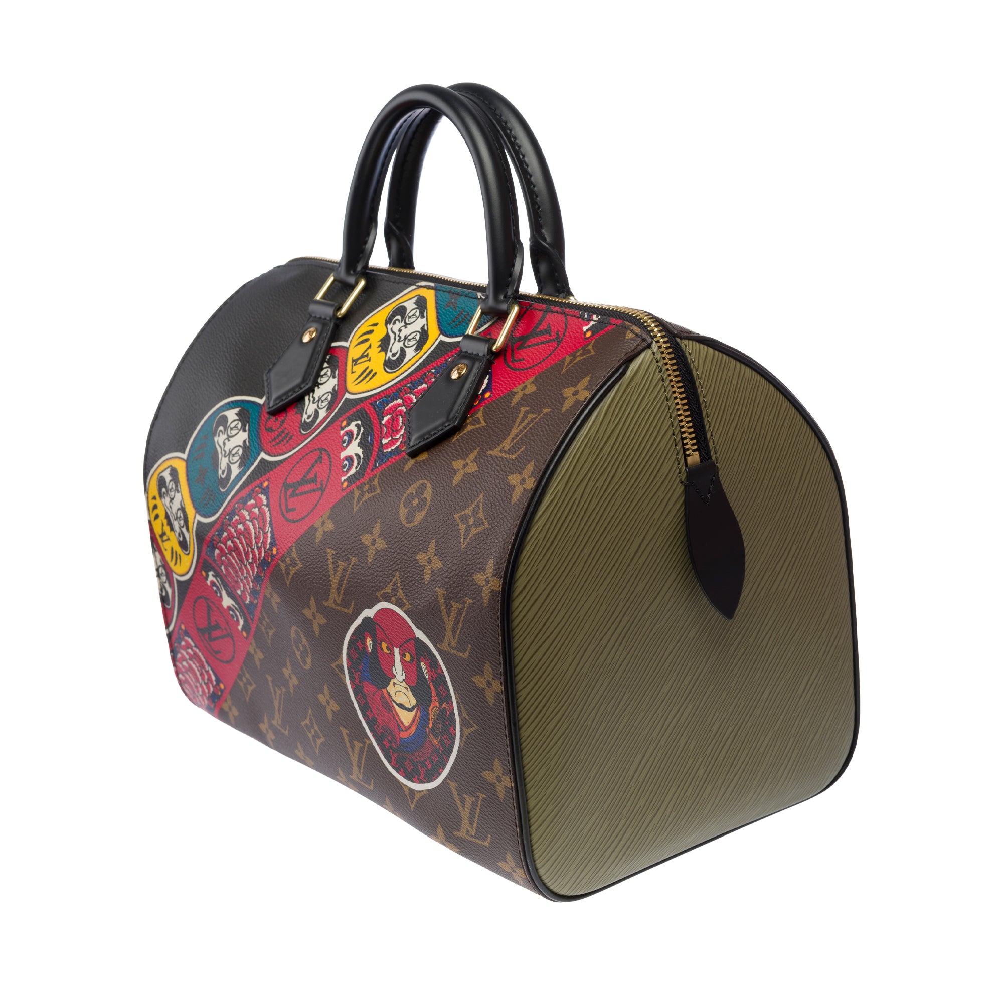 Sac LOUIS VUITTON Speedy en Toile Marron - 103763