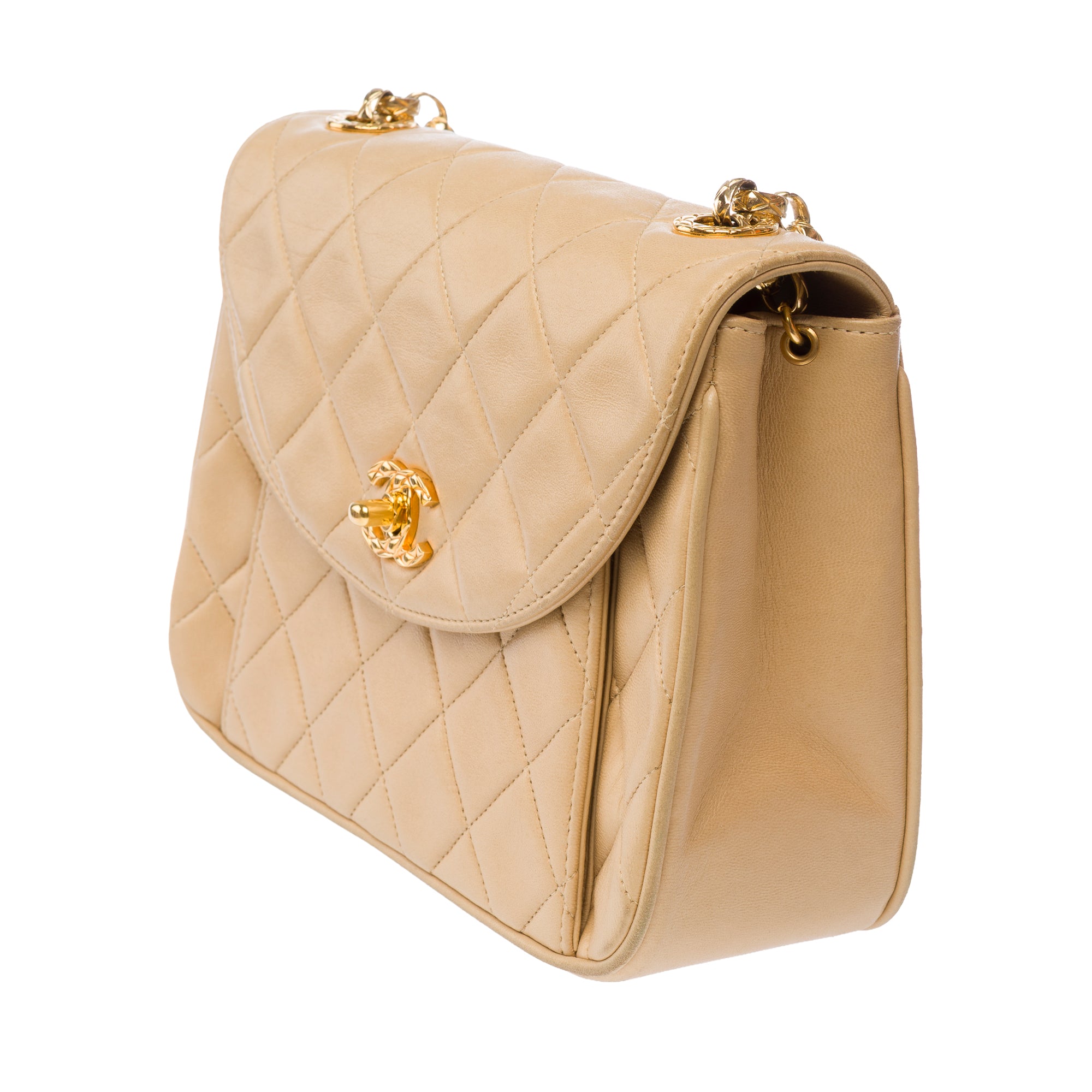Sac CHANEL en Cuir Beige - 103772