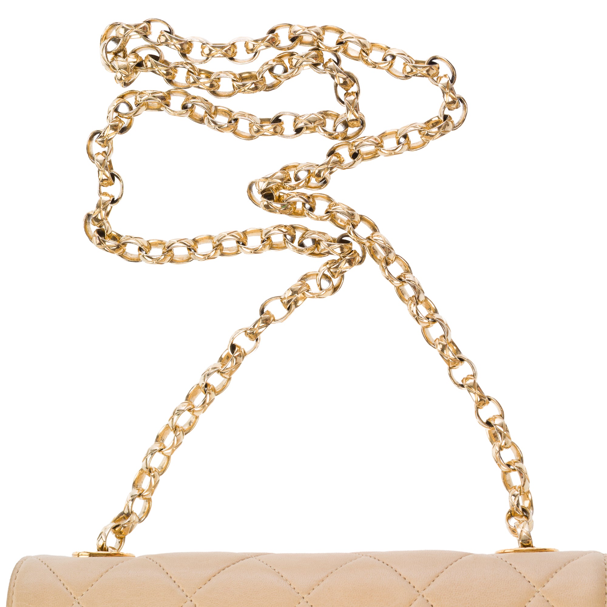 Sac CHANEL en Cuir Beige - 103772