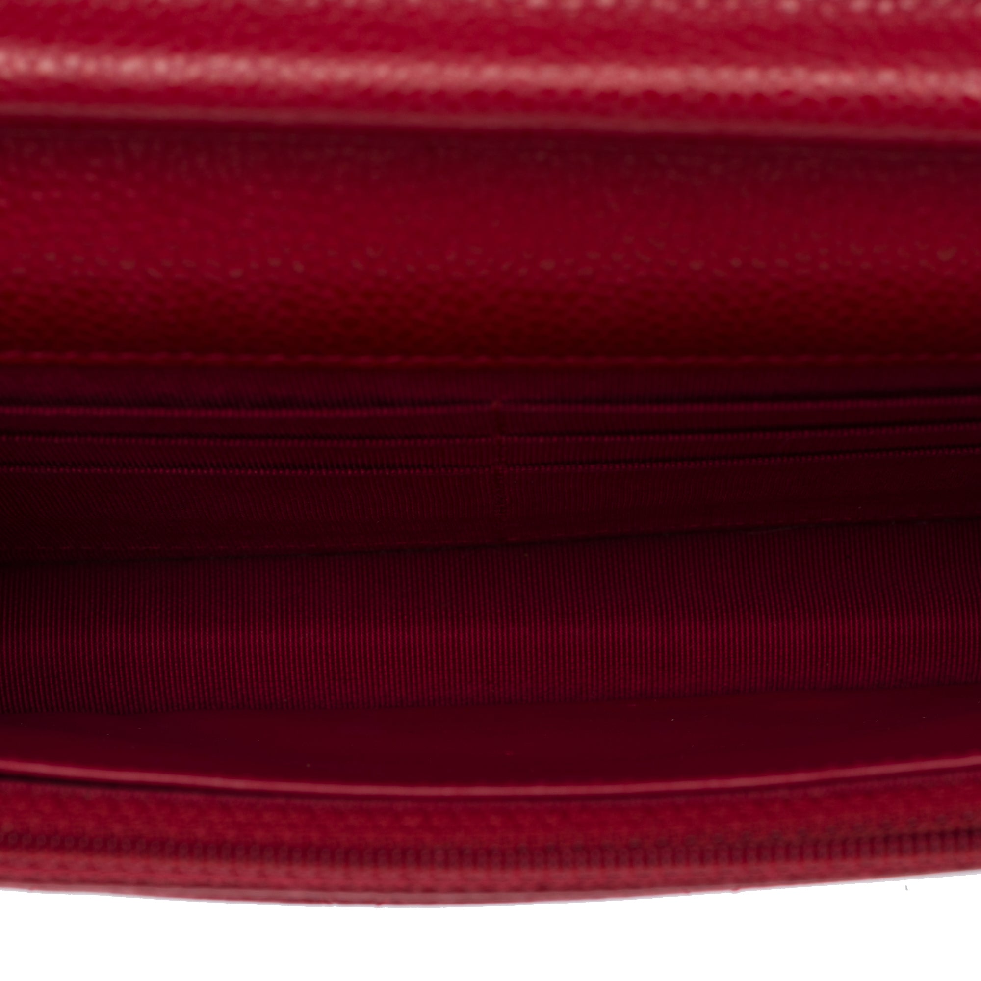 Sac CHANEL Wallet on Chain en Cuir Rouge - 103777