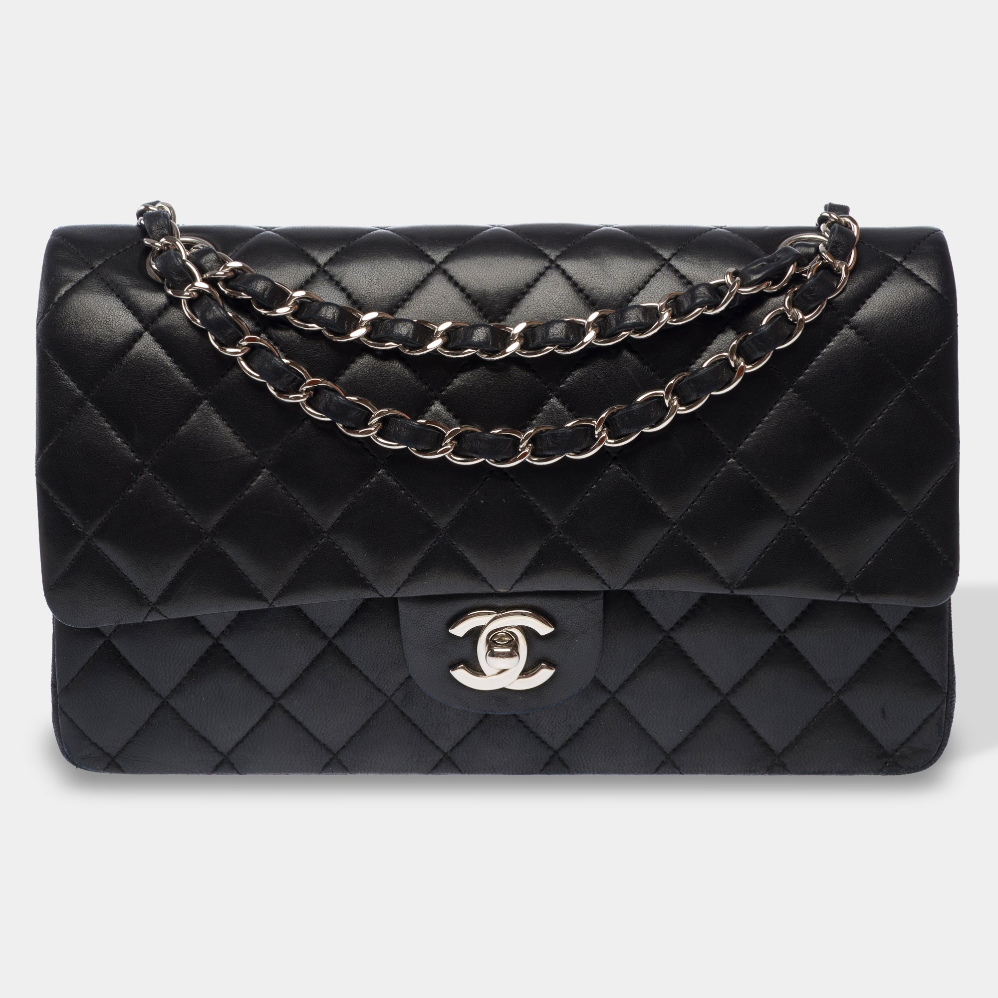 Sac CHANEL Timeless/Classique en Cuir Noir - 103778