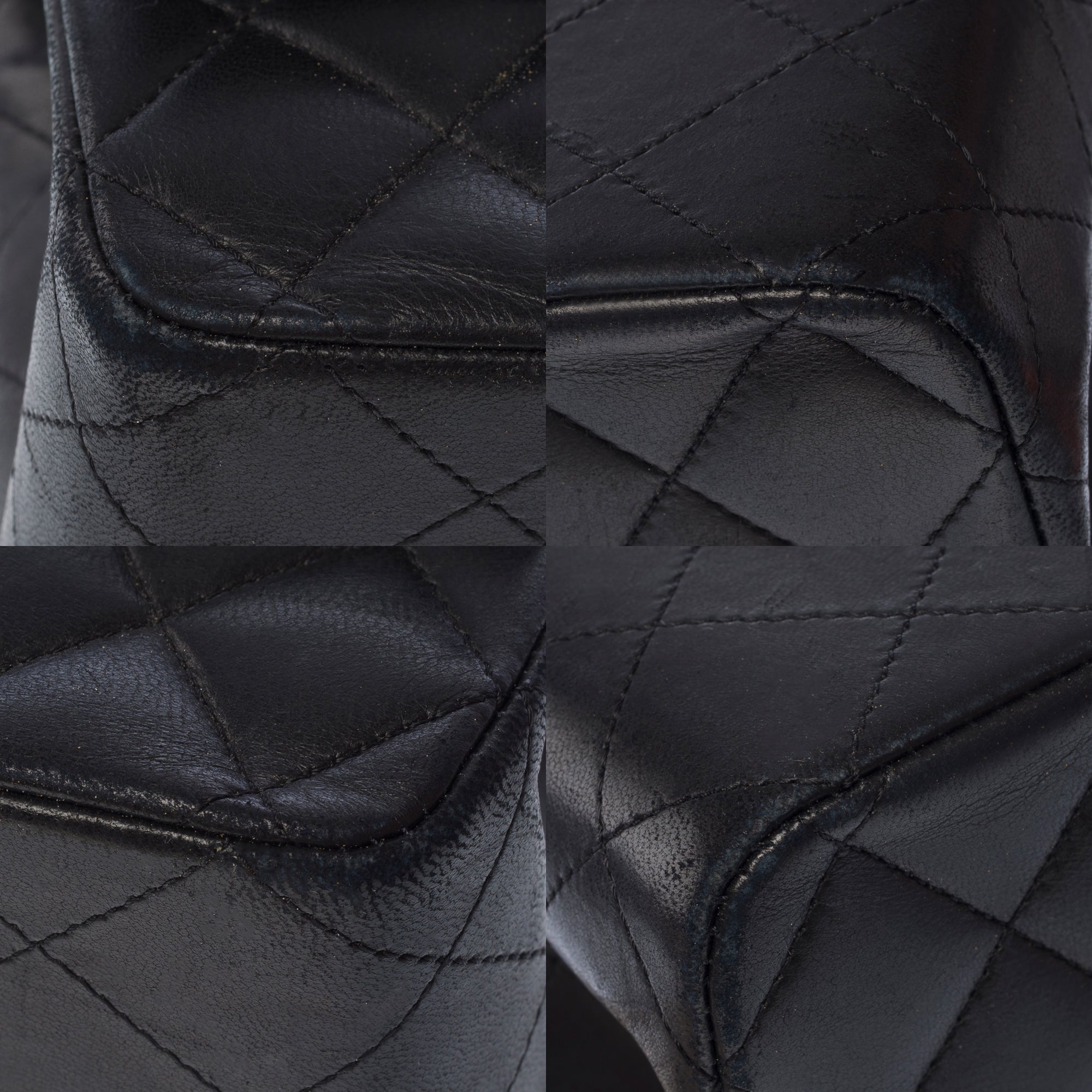 Sac CHANEL Timeless/Classique en Cuir Noir - 103778