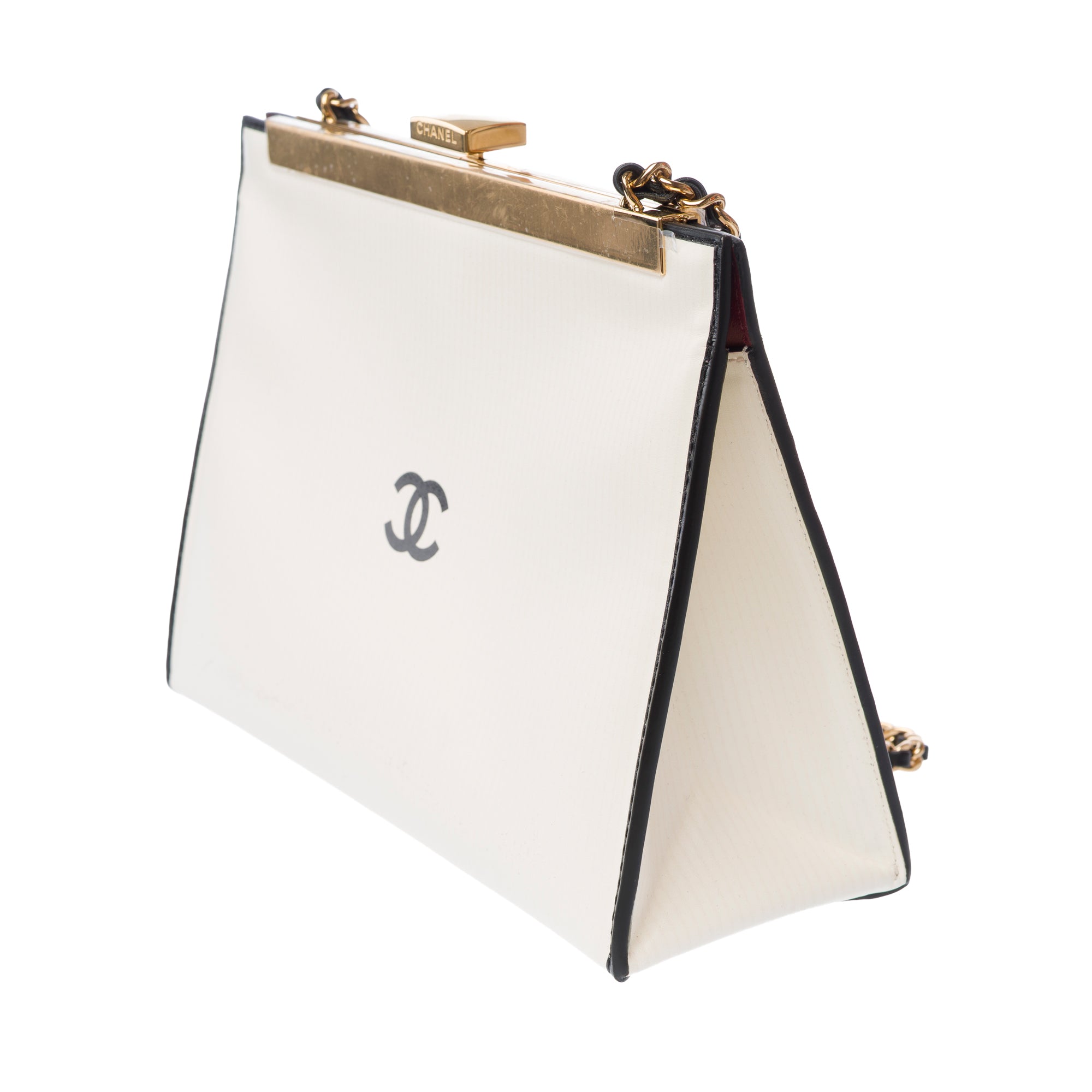 Sac CHANEL en Cuir Blanc - 103786