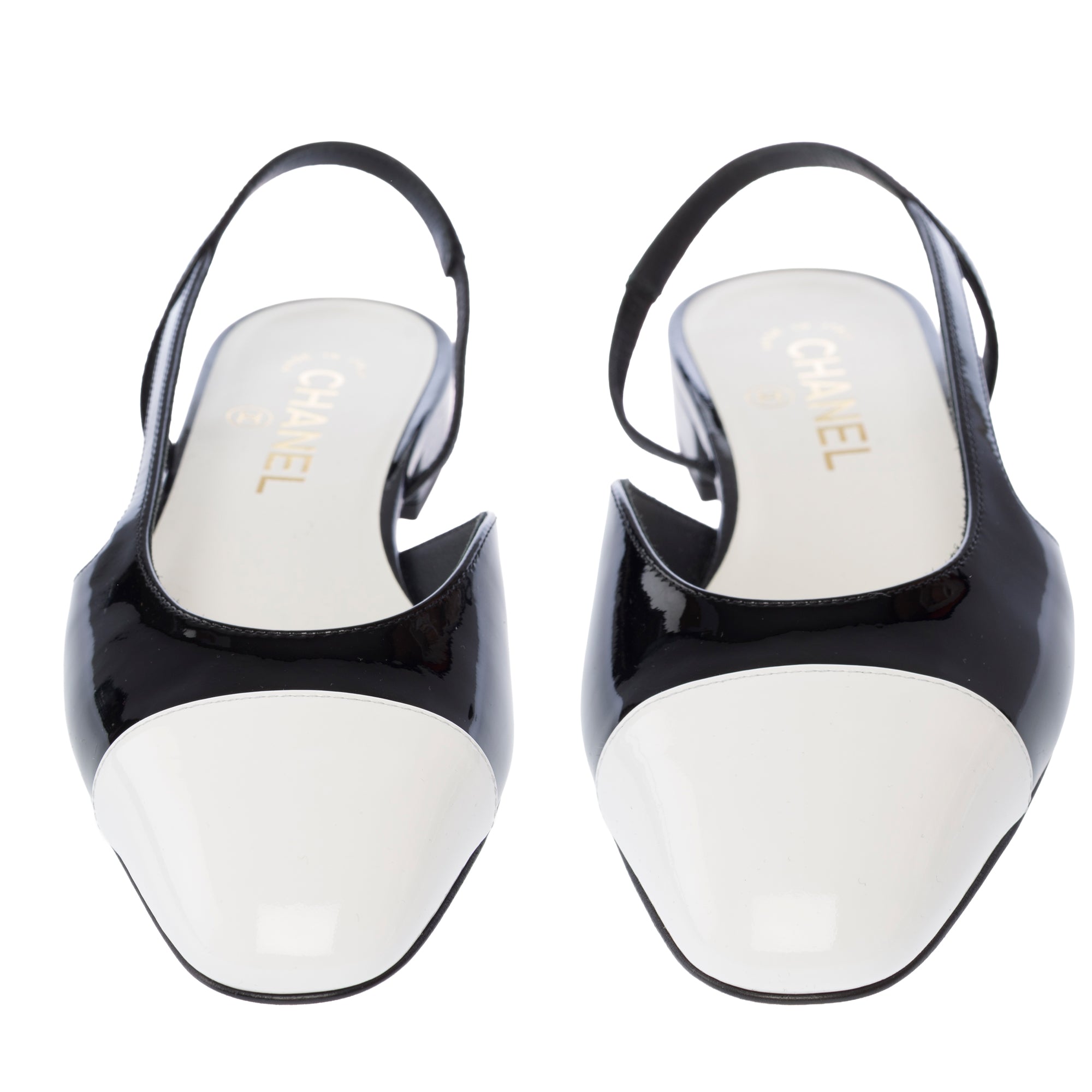 Chaussure CHANEL Slingback en Cuir Noir - 103787