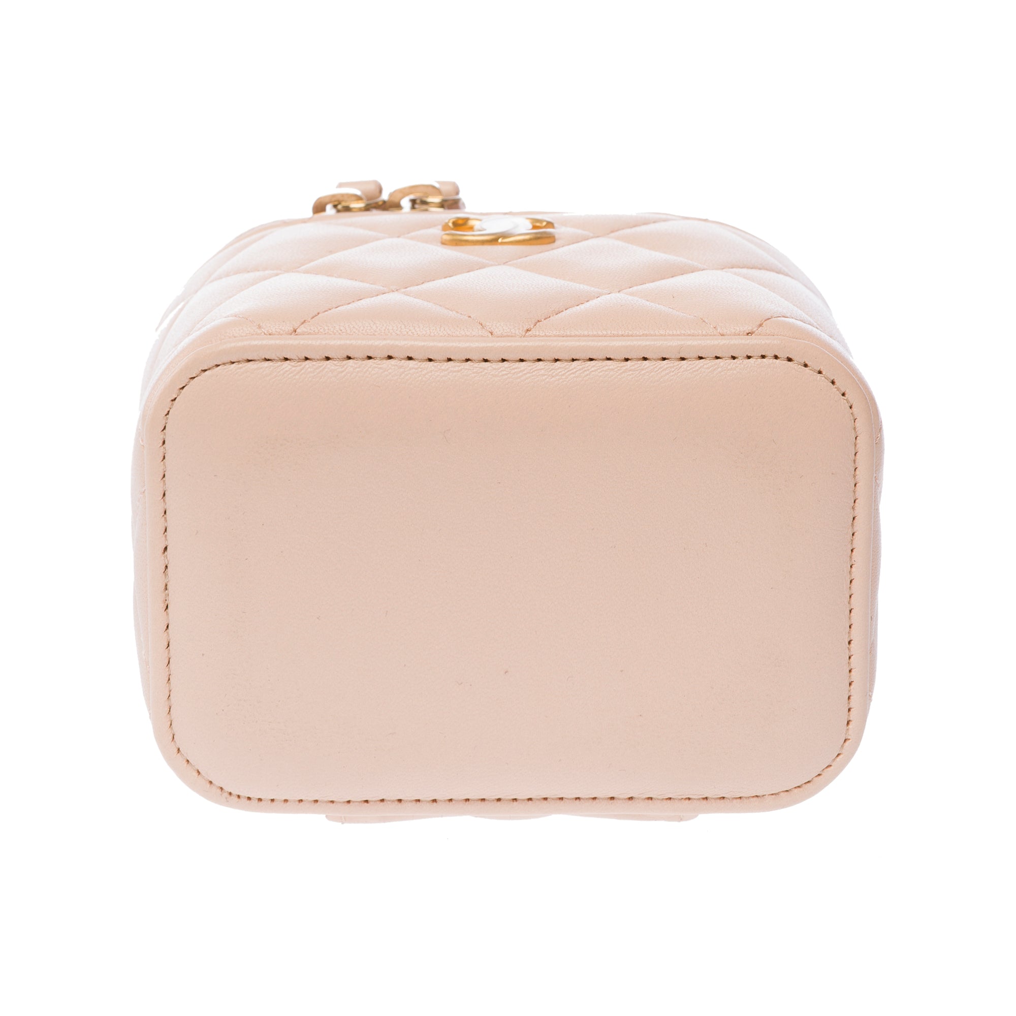 Sac CHANEL Vanity en Cuir Rose - 103784