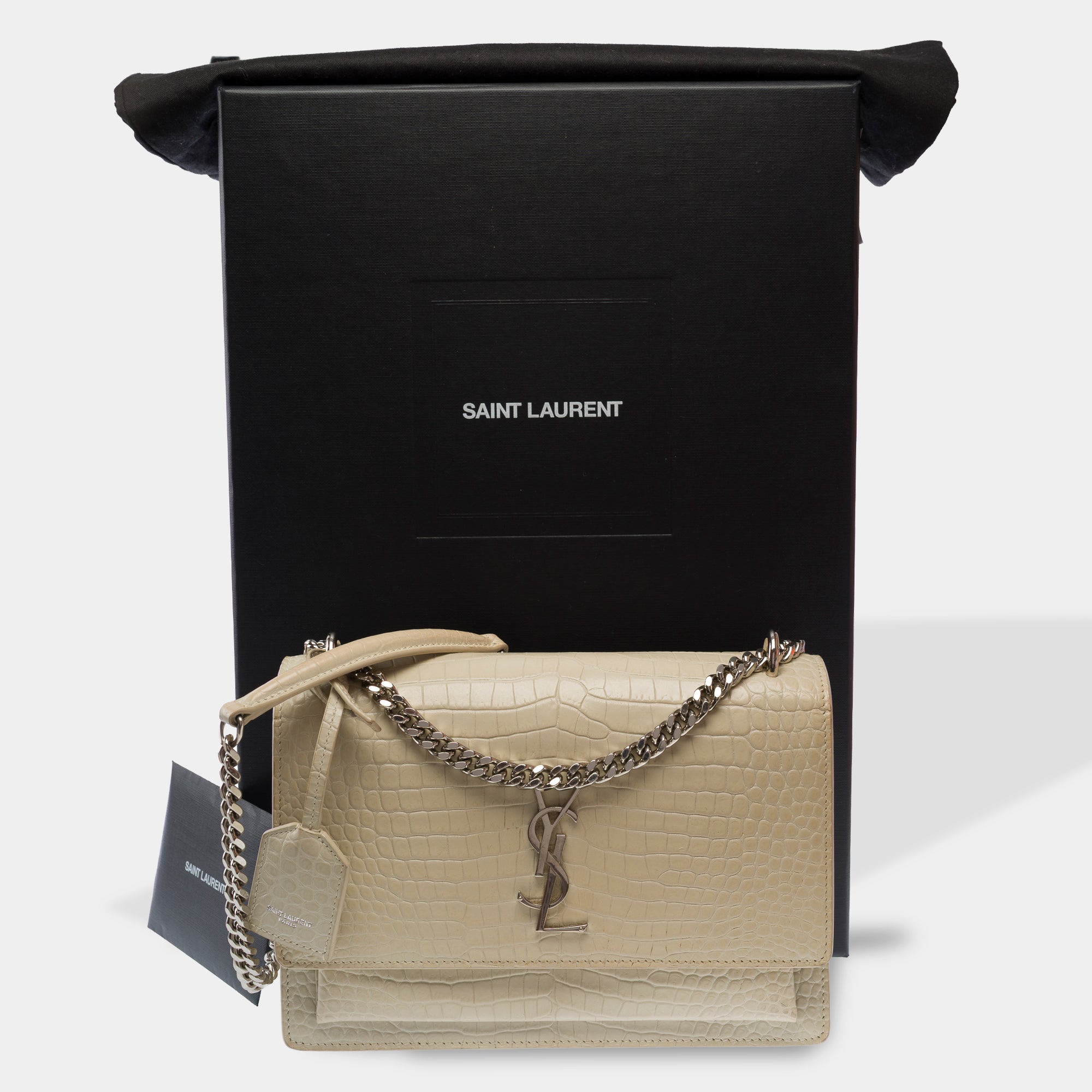 Sac YVES SAINT LAURENT en Cuir Beige - 103693