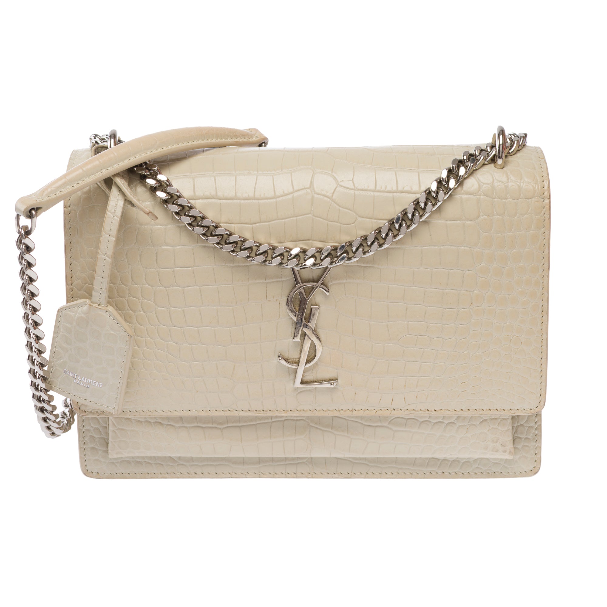 Sac YVES SAINT LAURENT en Cuir Beige - 103693