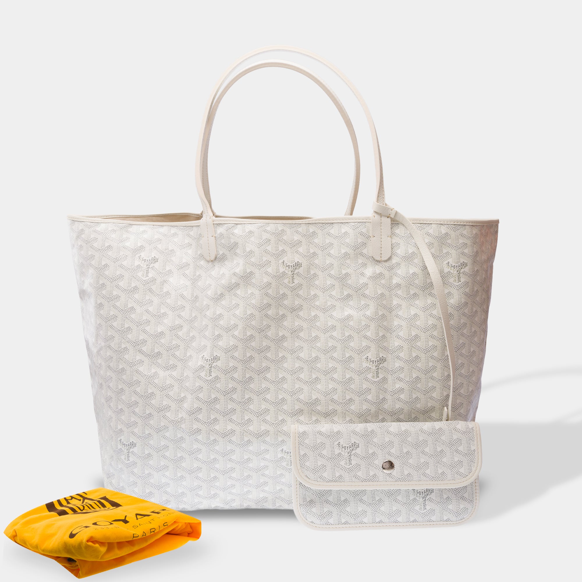 Sac GOYARD Saint-Louis en Toile Blanc - 103796
