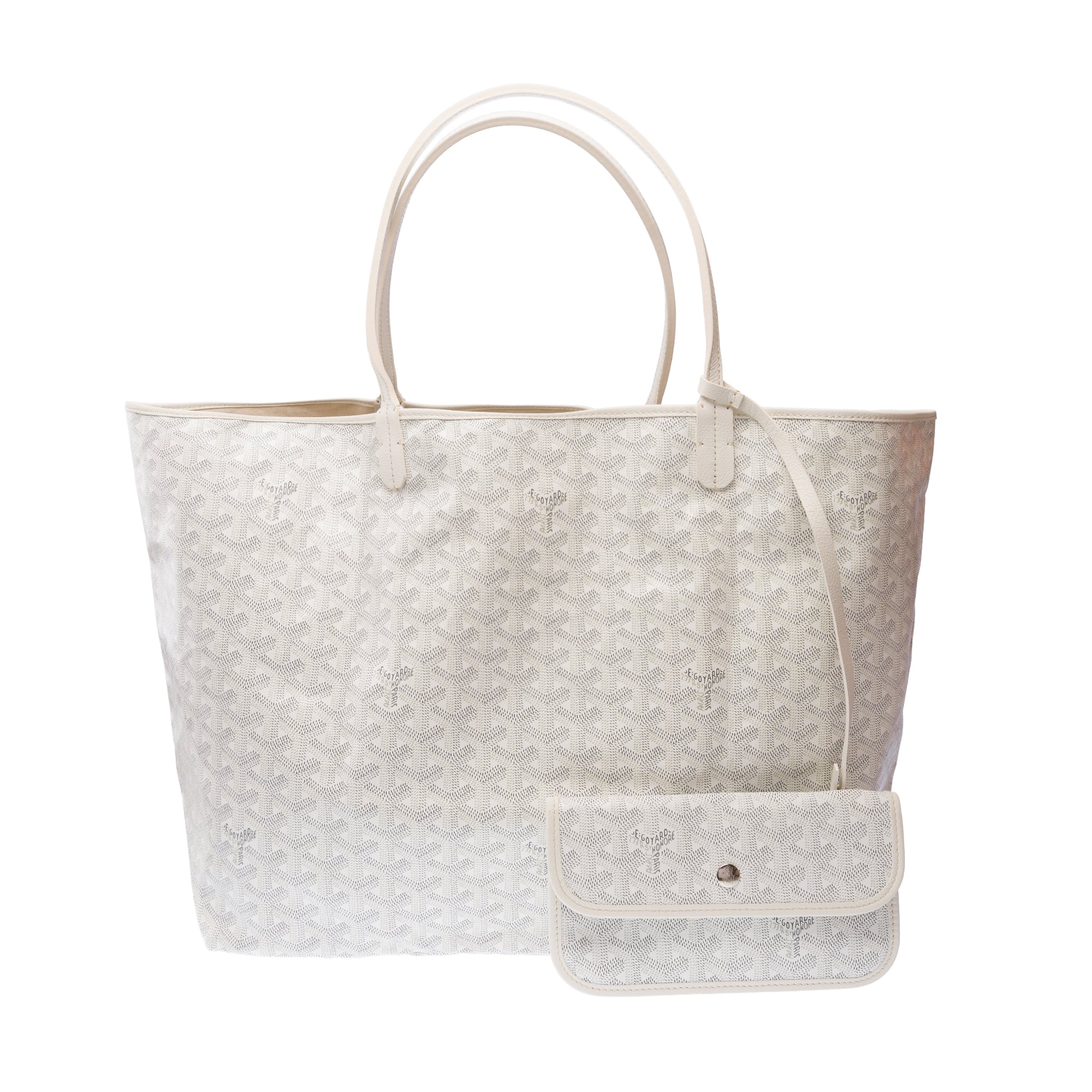 Sac GOYARD Saint-Louis en Toile Blanc - 103796