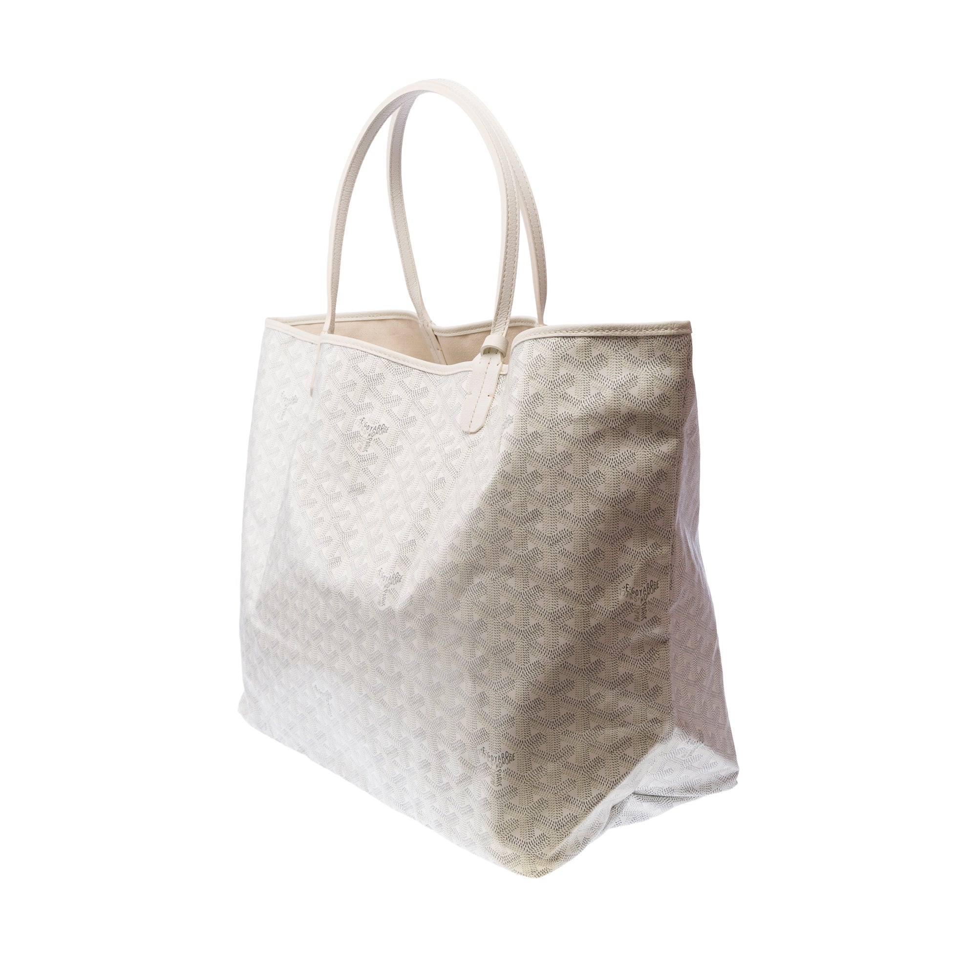 Sac GOYARD Saint-Louis en Toile Blanc - 103796