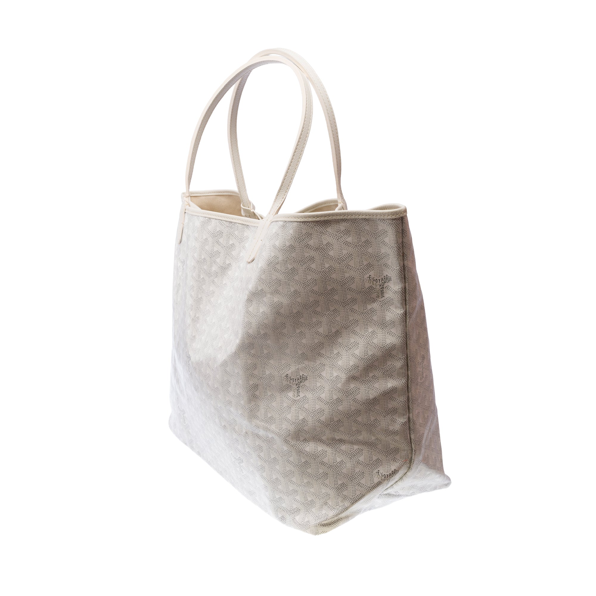 Sac GOYARD Saint-Louis en Toile Blanc - 103796