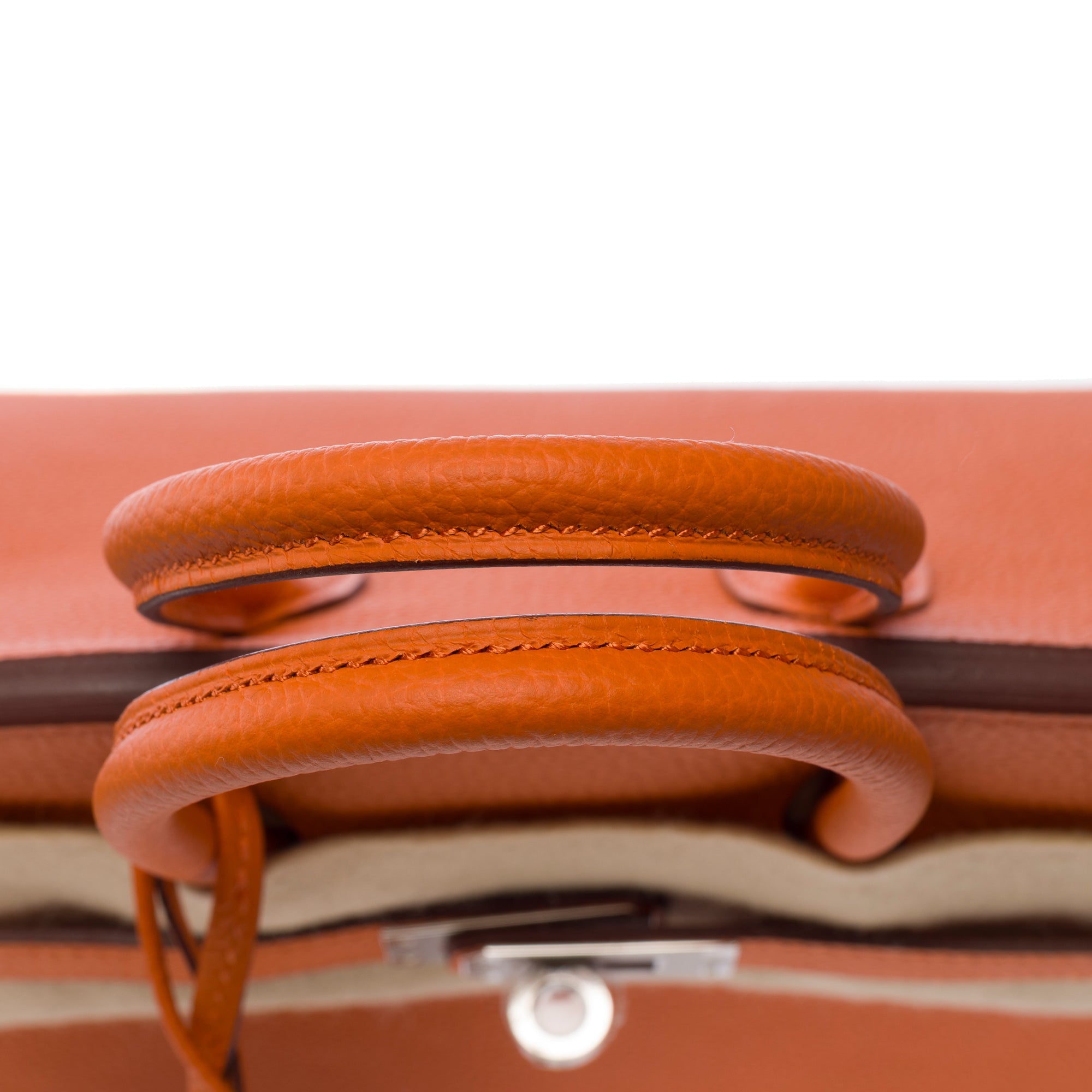 Sac HERMES Birkin 25 en Cuir Orange - 103794