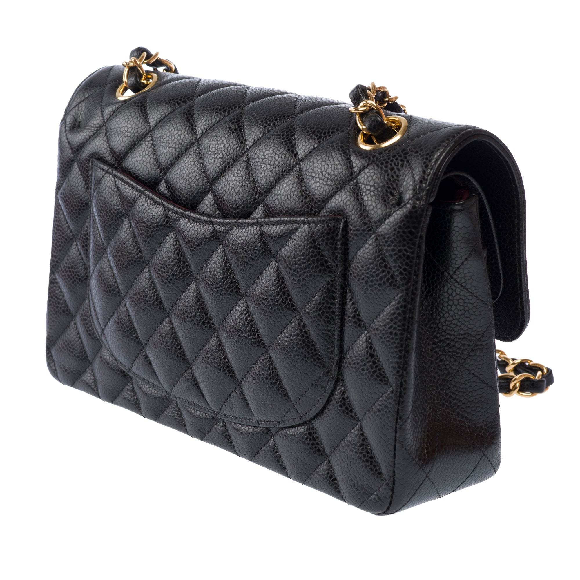Sac CHANEL Timeless/Classique en Cuir Noir - 103814