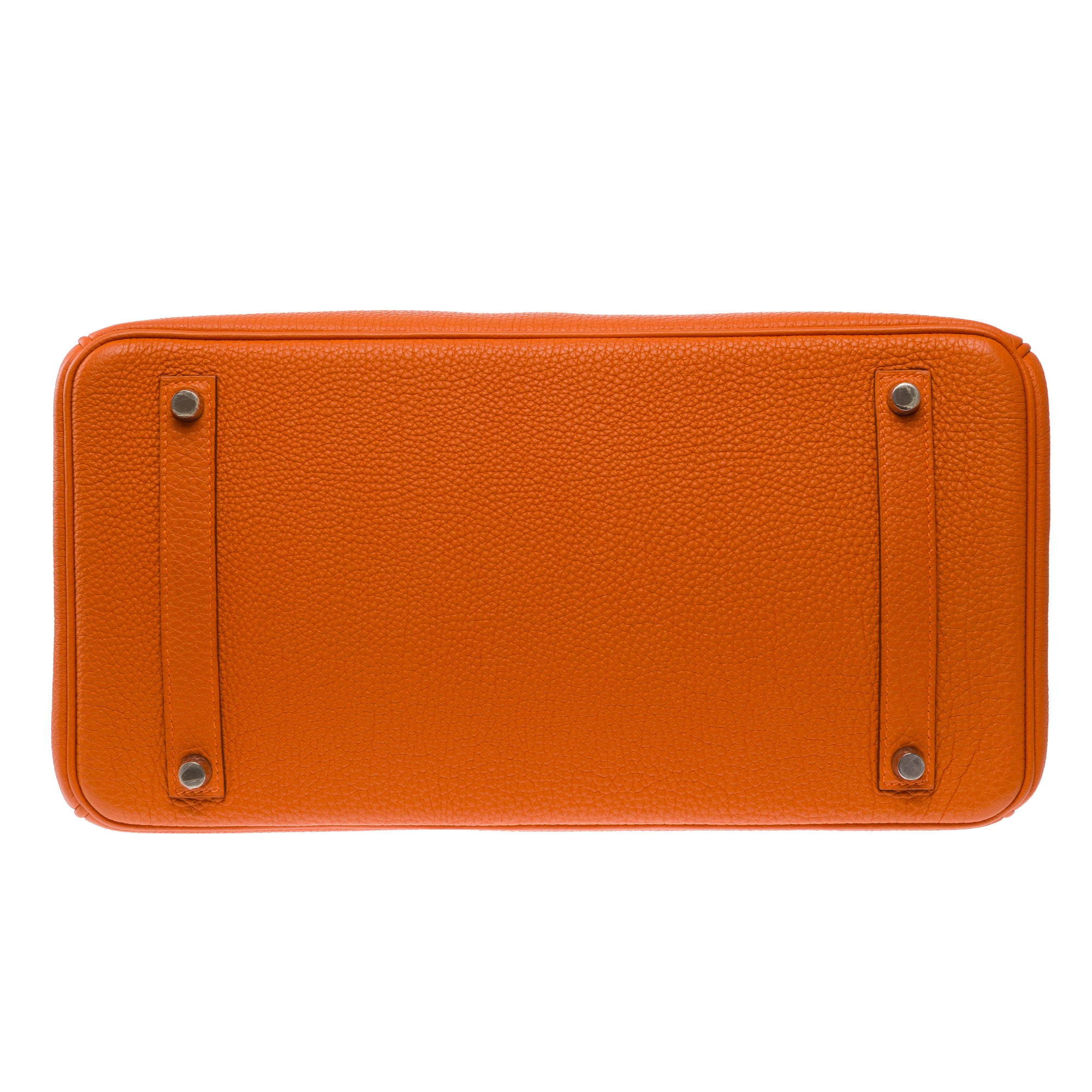 Sac HERMES Birkin 35 en Cuir Orange - 103812