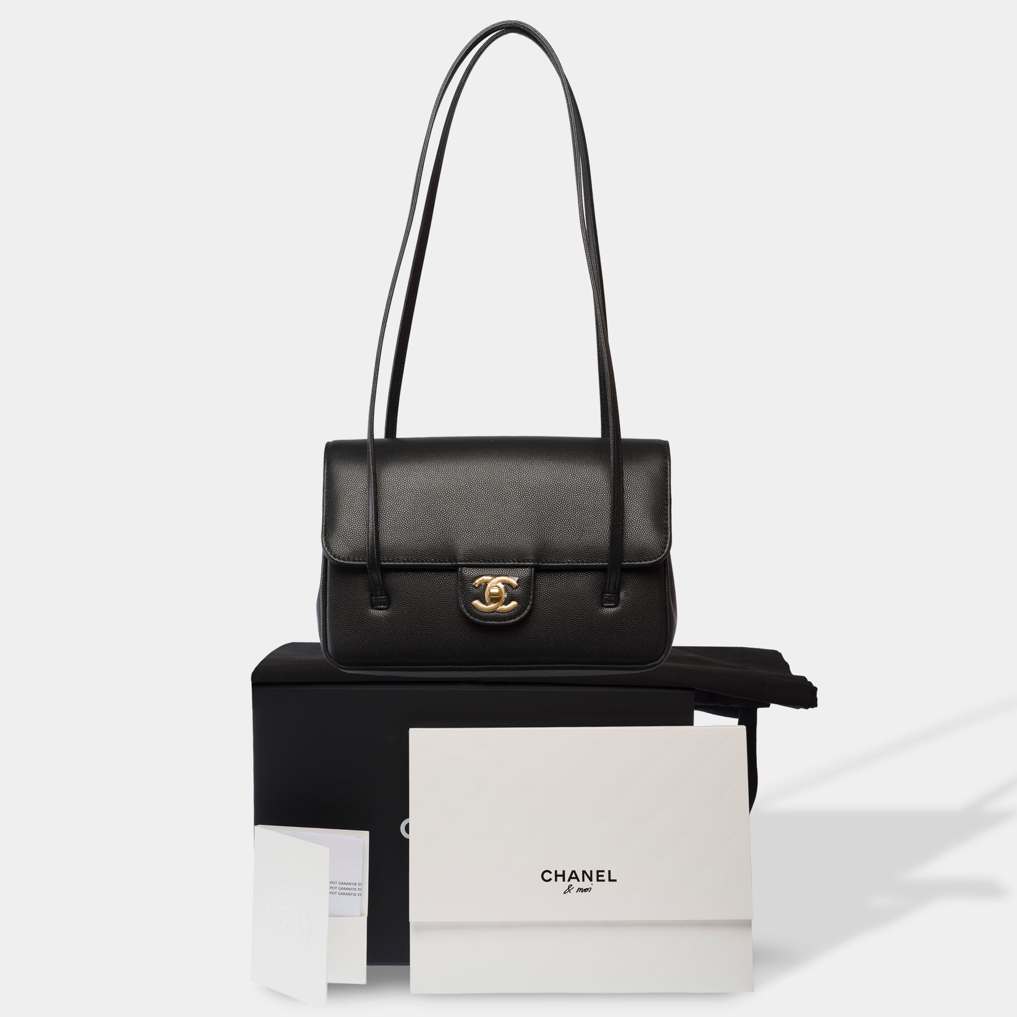 Sac CHANEL en Cuir Noir - 103808
