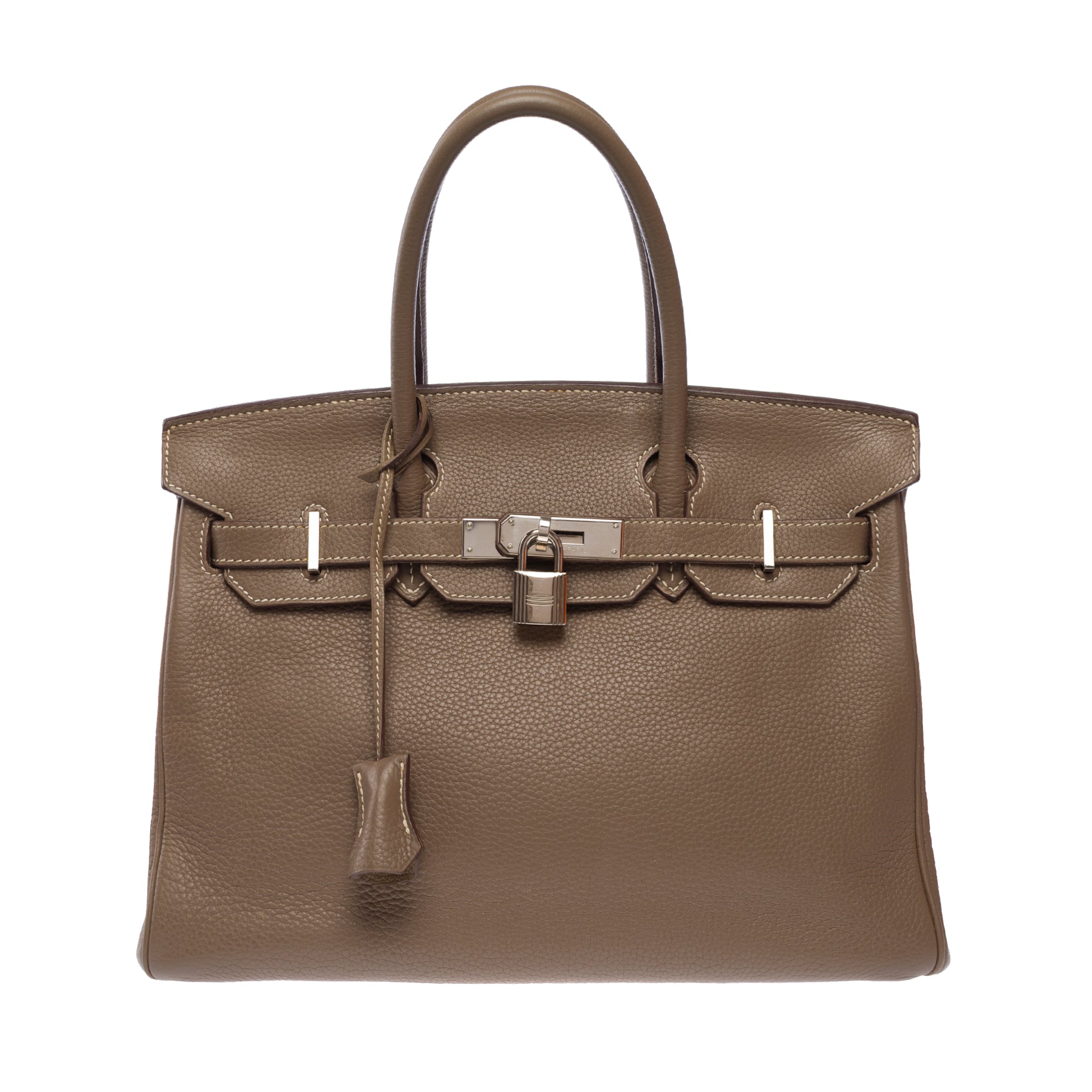 Sac HERMES Birkin 30 en Cuir Étoupe - 103717