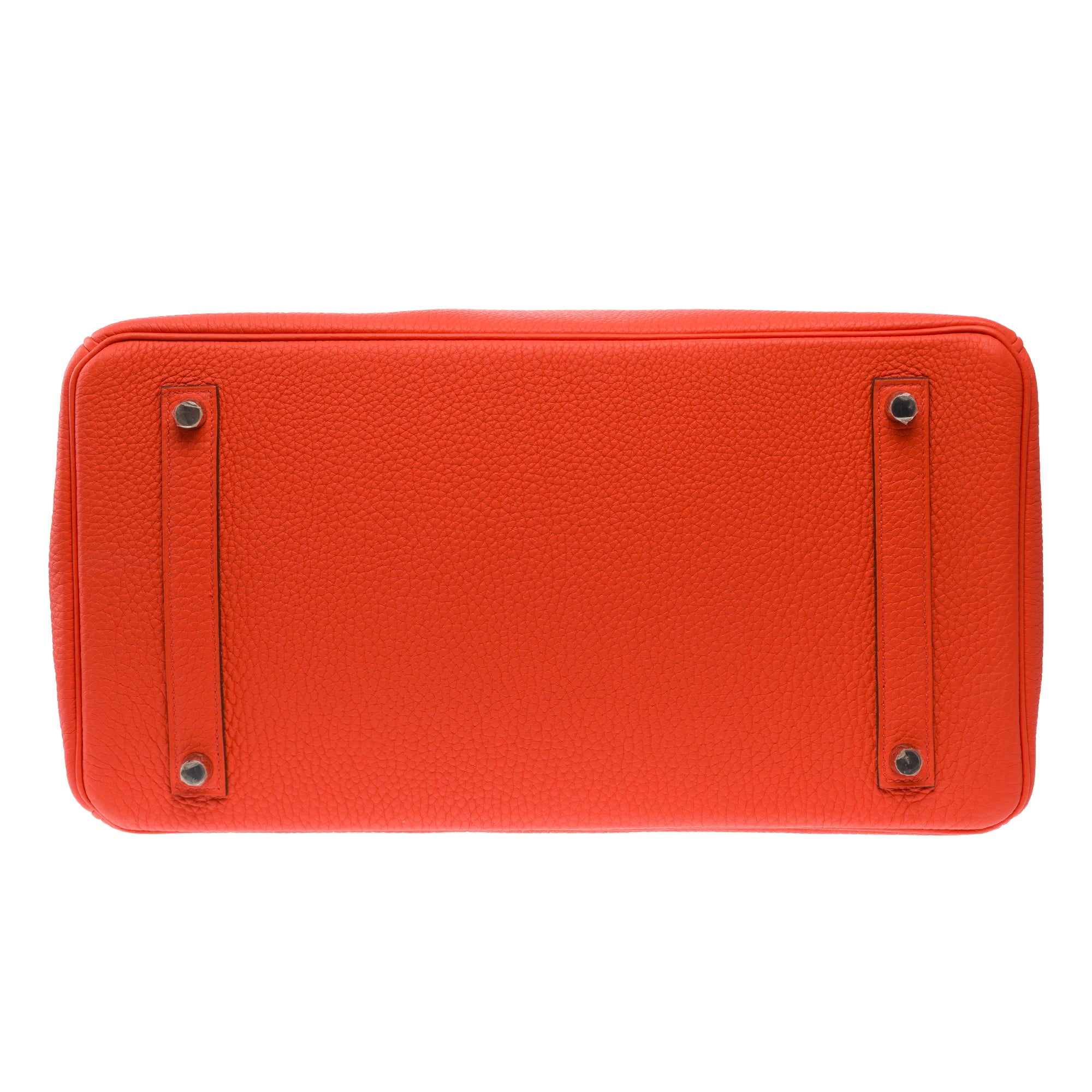 Sac HERMES Birkin 35 en Cuir Orange - 103819