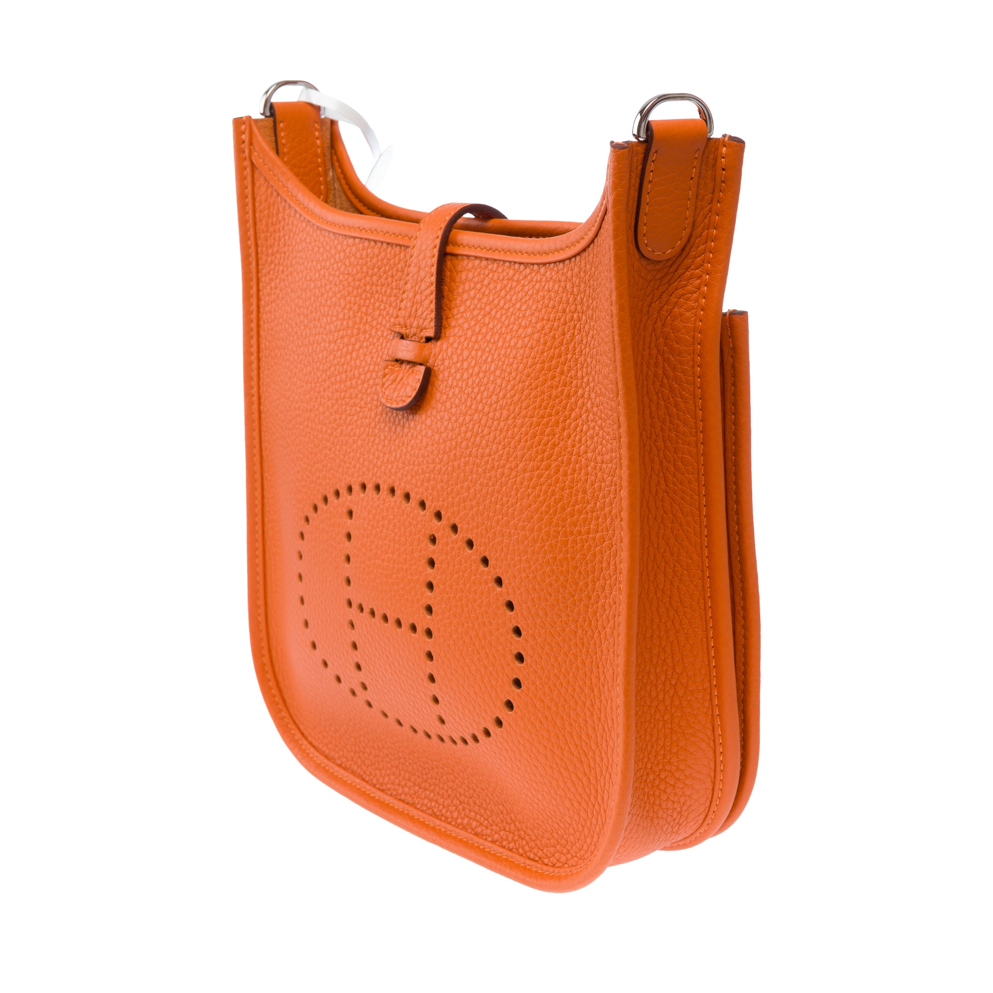 Sac HERMES Evelyne en Cuir Orange - 103820