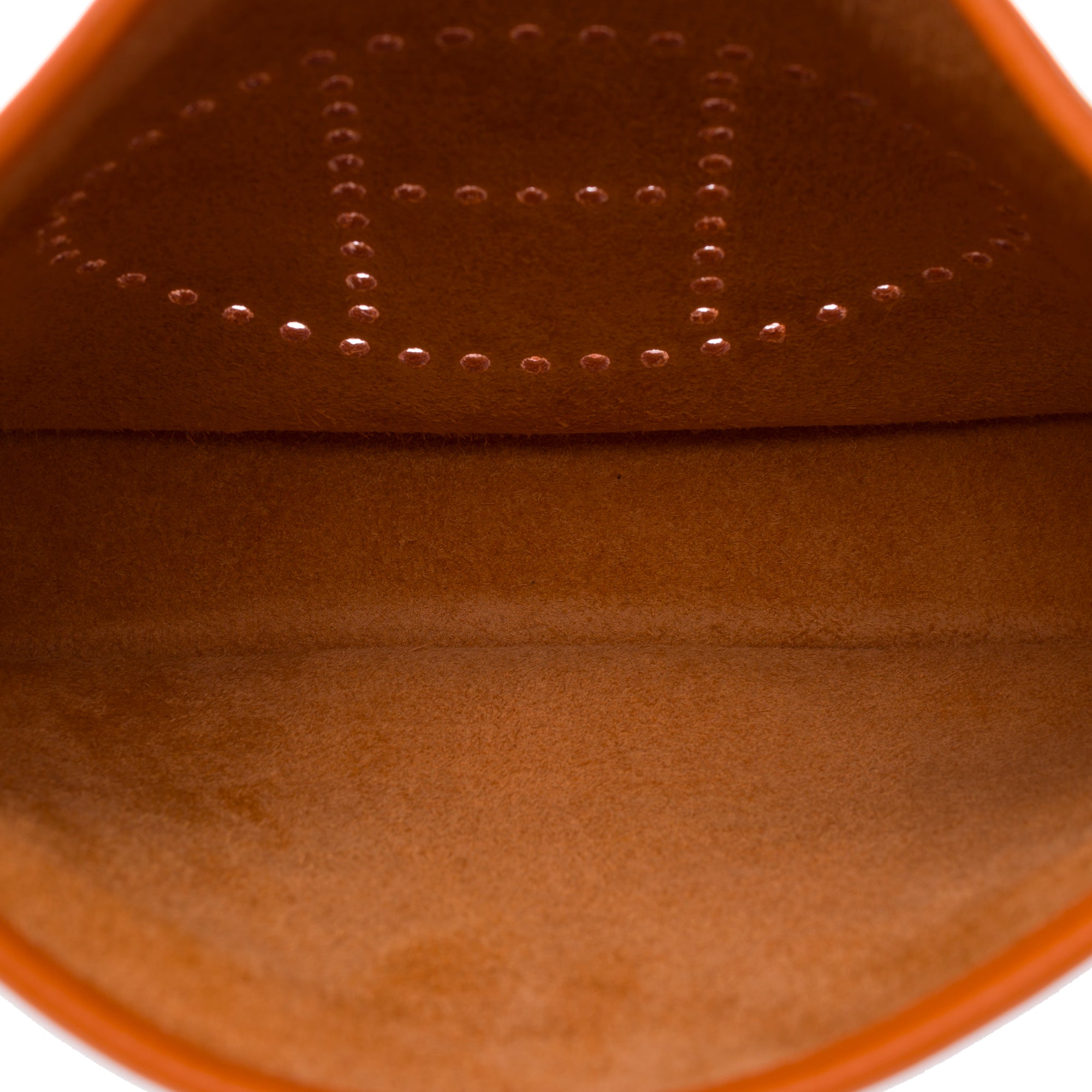 Sac HERMES Evelyne en Cuir Orange - 103820