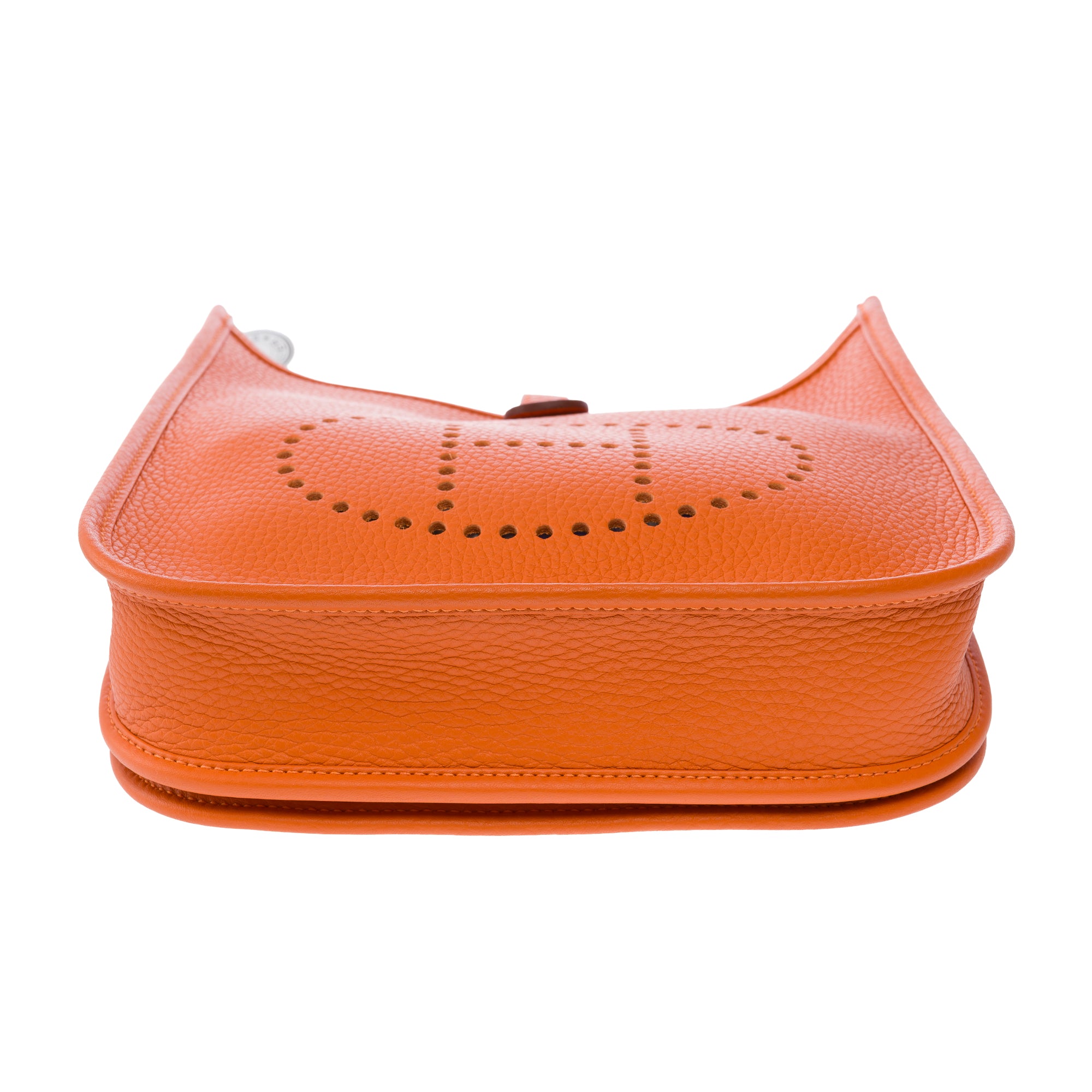 Sac HERMES Evelyne en Cuir Orange - 103820