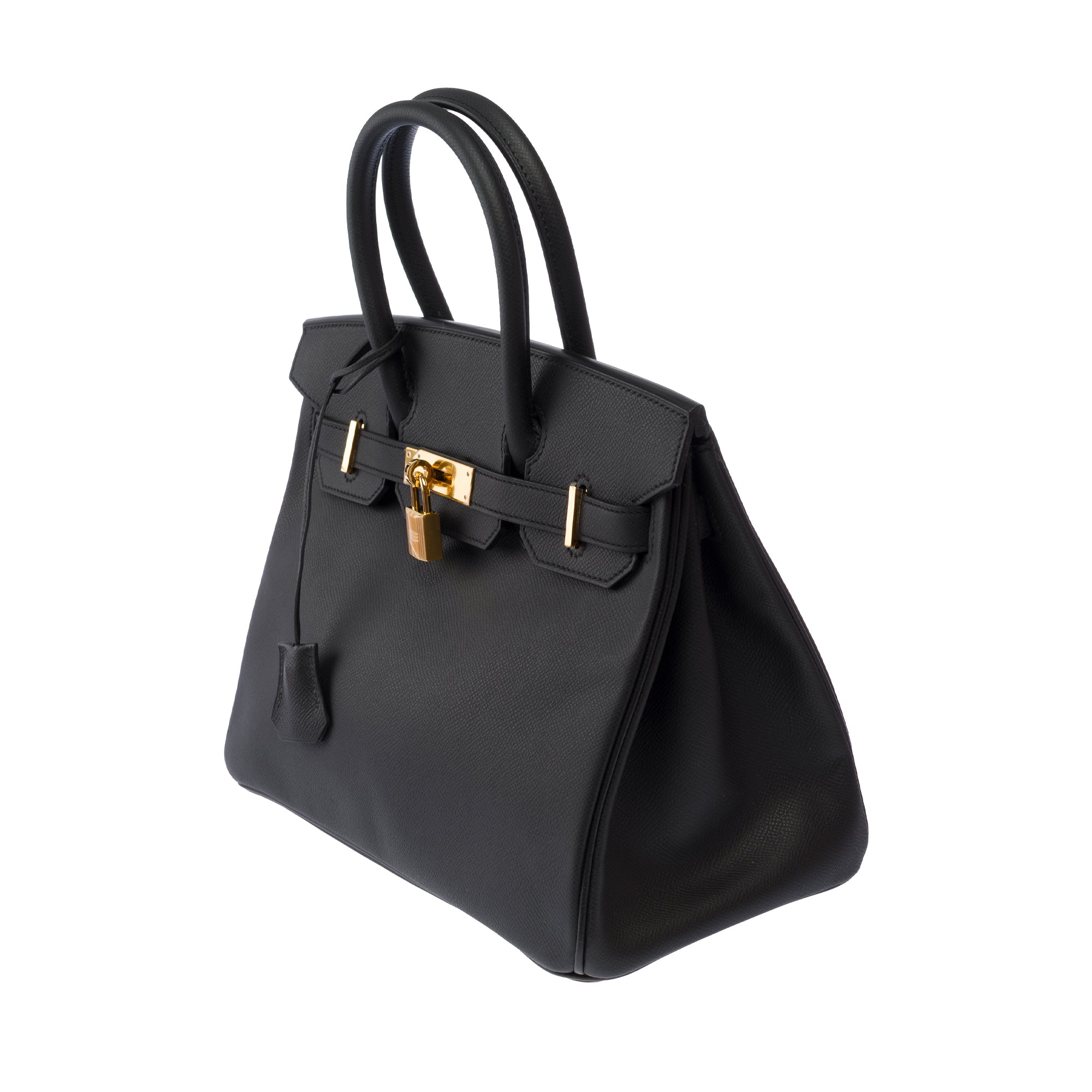 Sac HERMES Birkin 30 en Cuir Noir - 103825