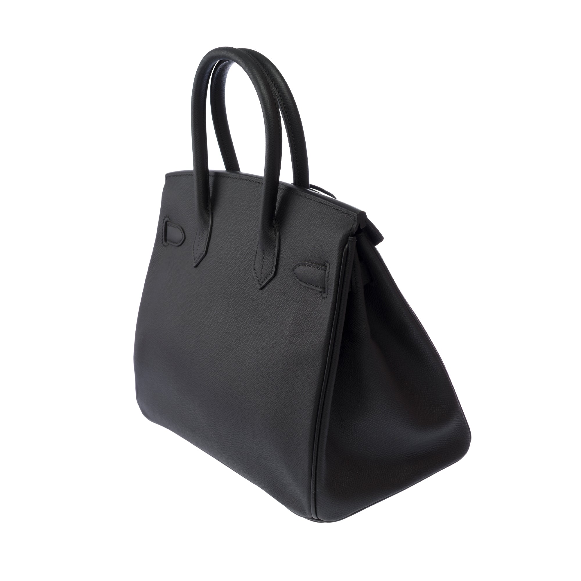 Sac HERMES Birkin 30 en Cuir Noir - 103825