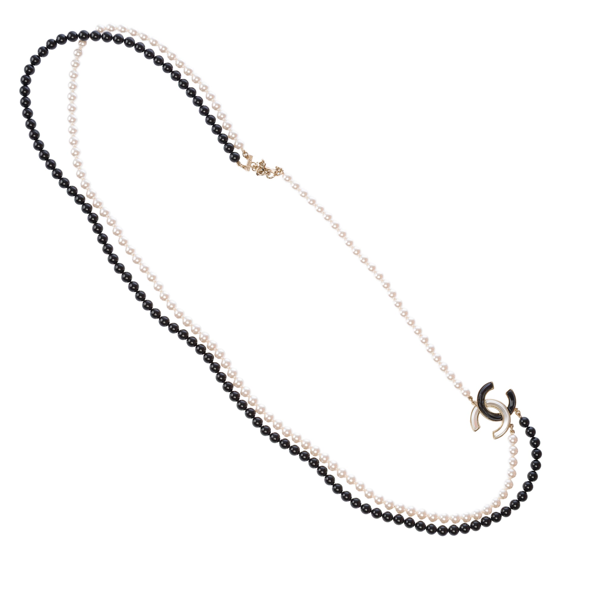 Bijoux CHANEL CC en Perle Noir - 103827
