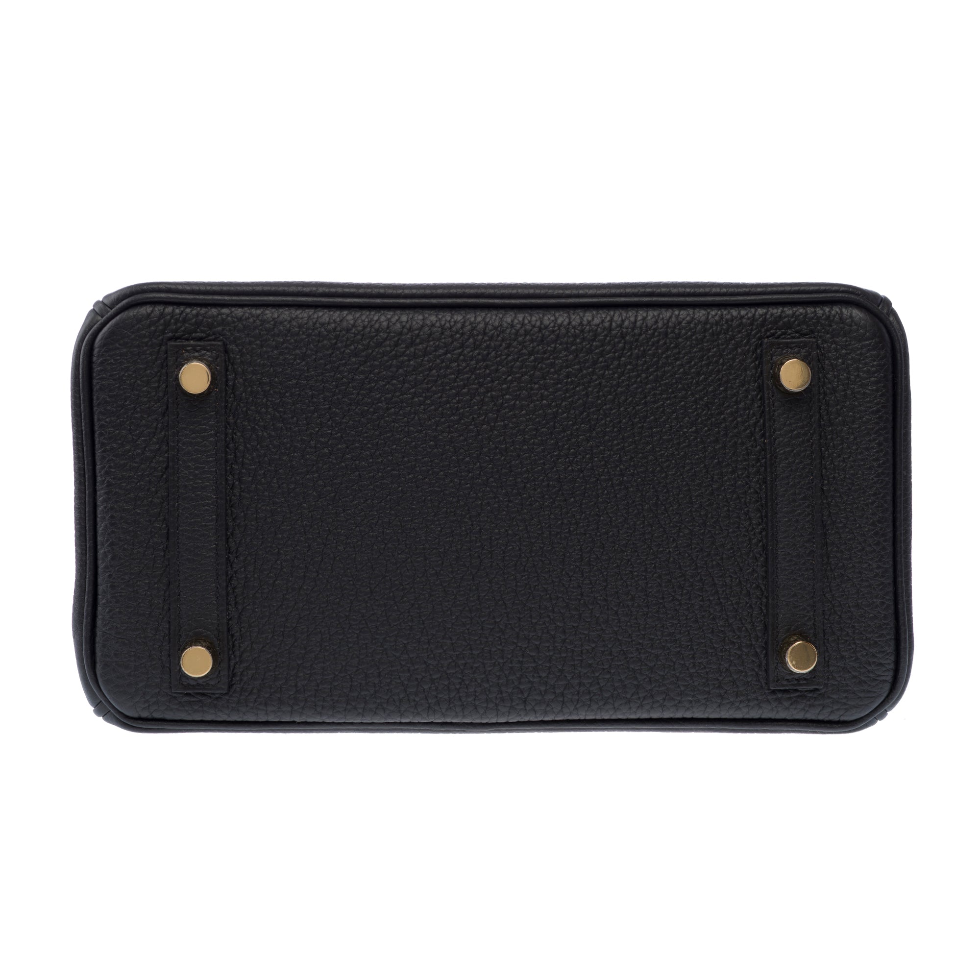 Sac HERMES Birkin 25 en Cuir Noir - 103870