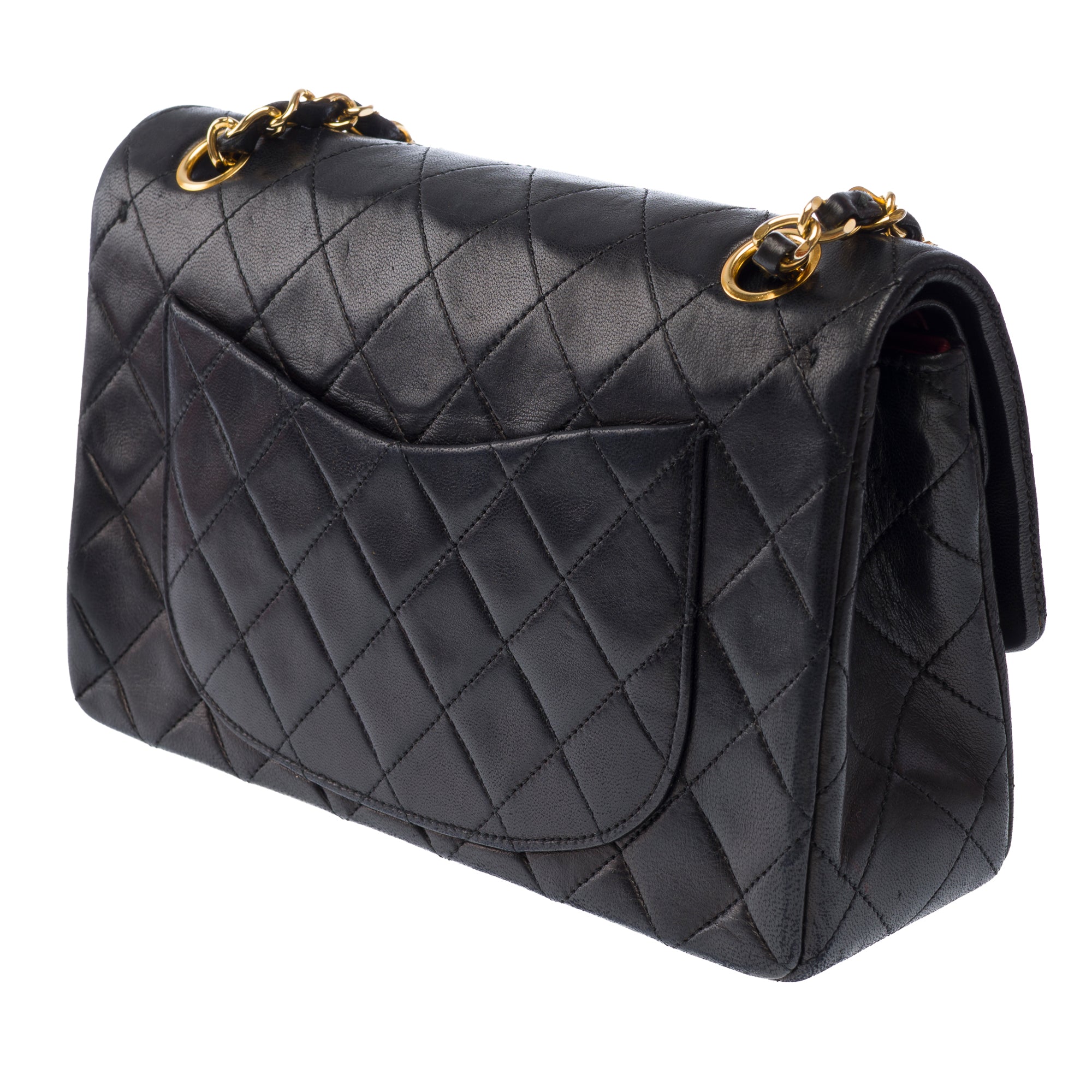 Sac CHANEL Timeless/Classique en Cuir Noir - 103864