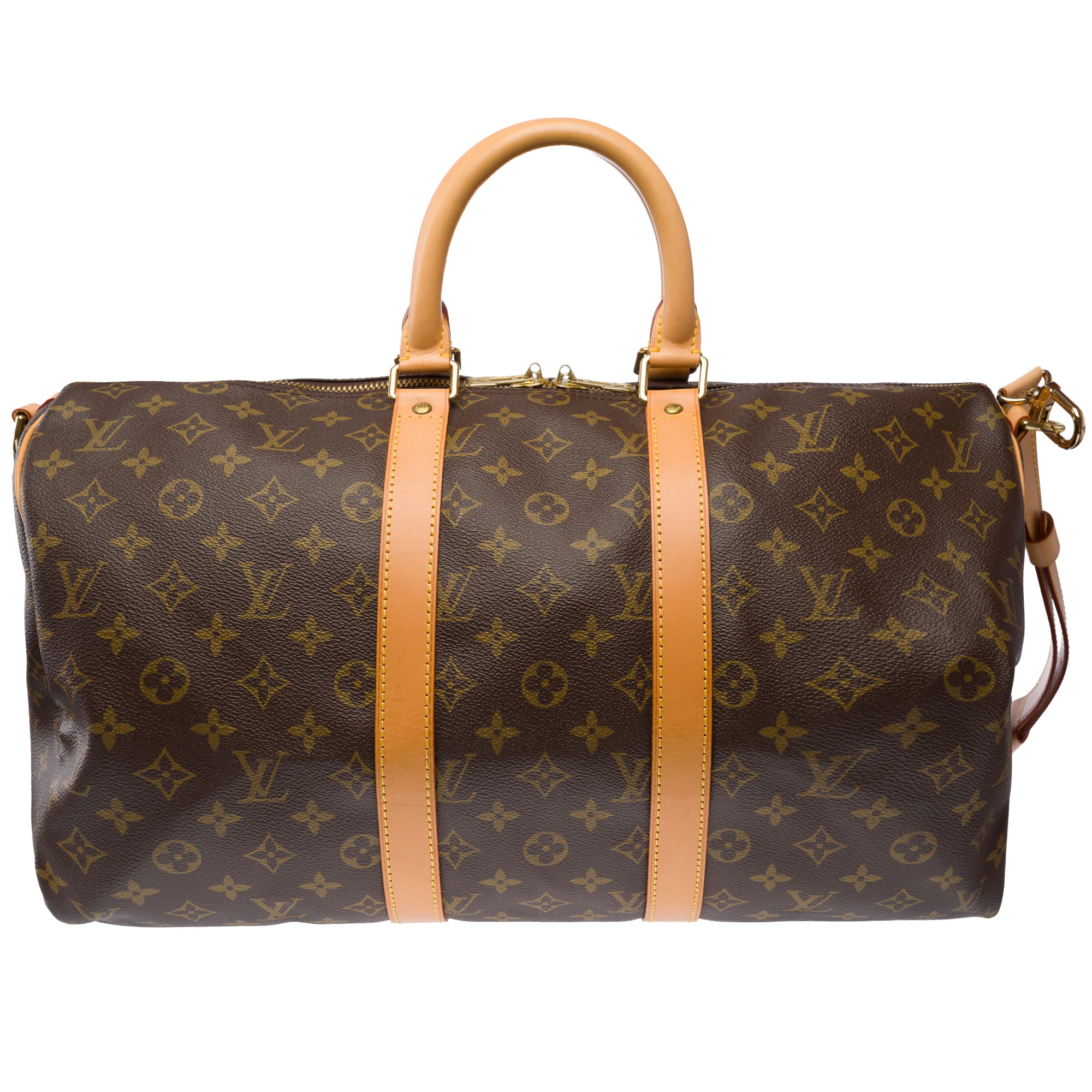 Sac LOUIS VUITTON Keepall en Toile Marron - 103853