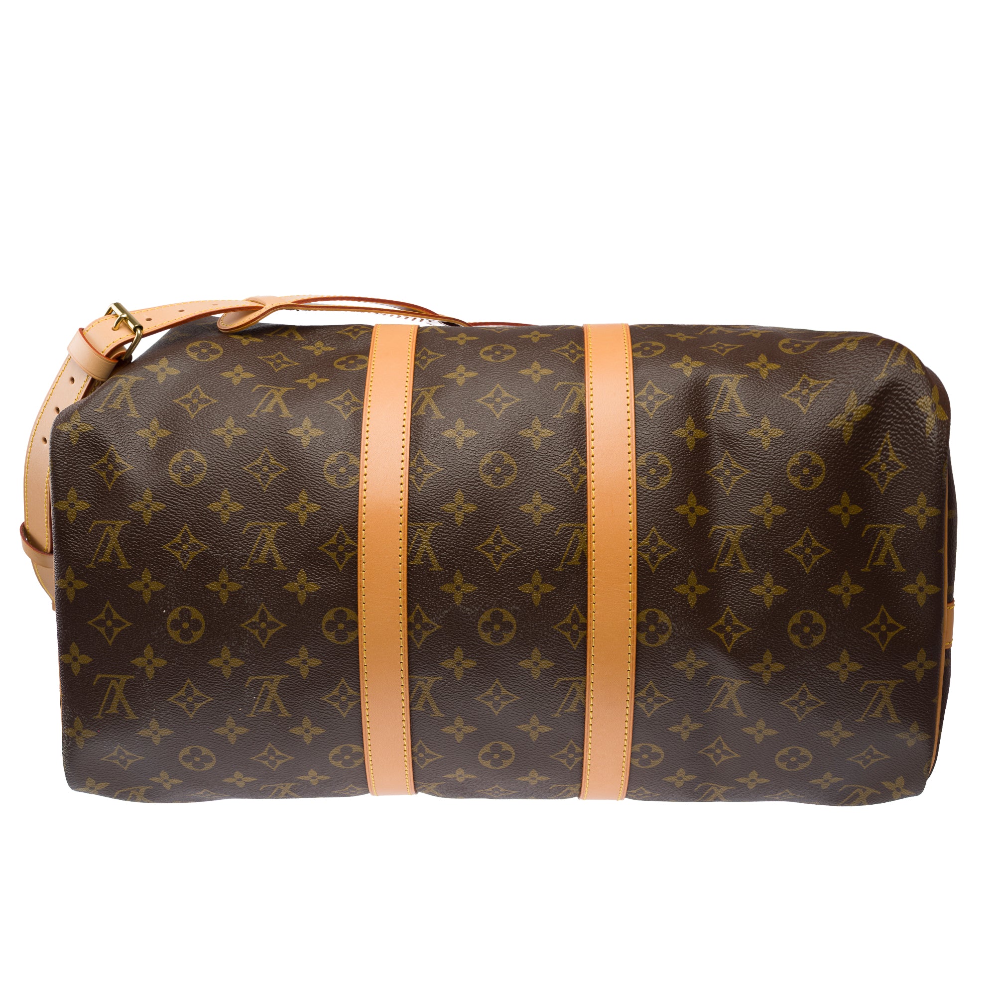 Sac LOUIS VUITTON Keepall en Toile Marron - 103853
