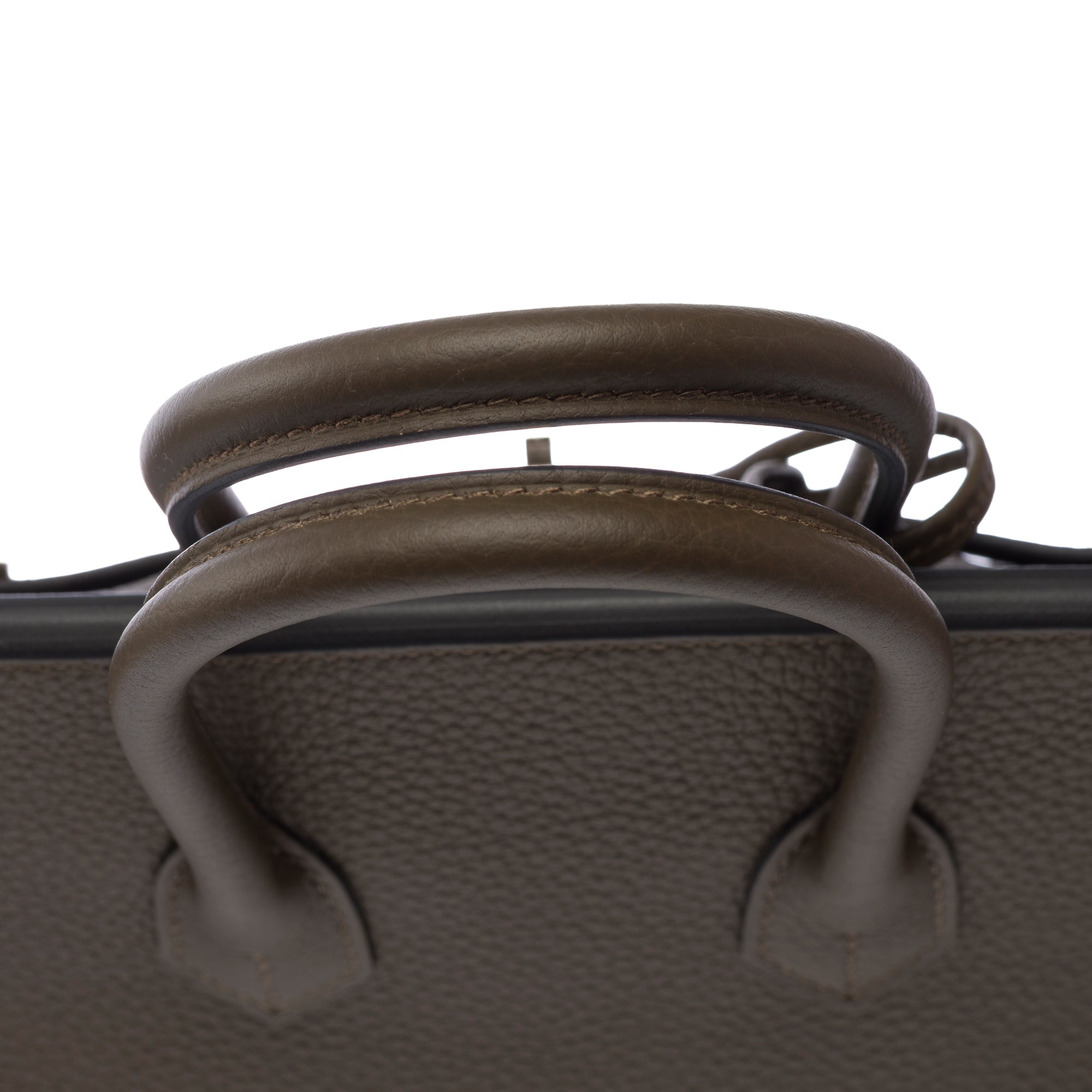 Sac HERMES Birkin 25 en Cuir Vert - 103874