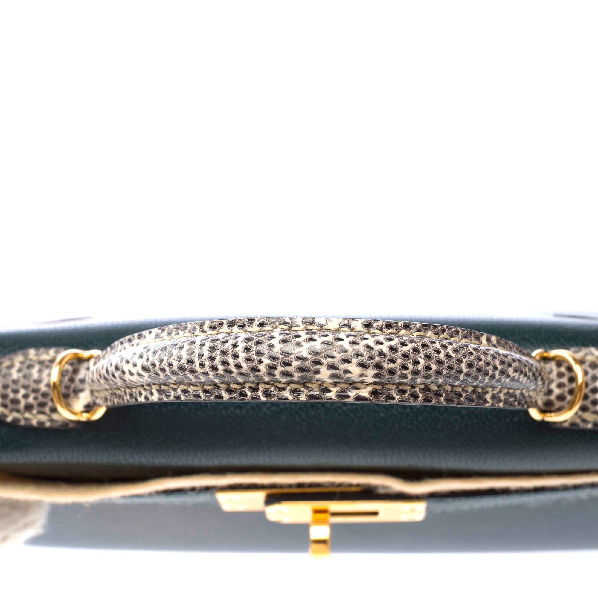 Sac HERMES Kelly Mini en Cuir Vert - 103842
